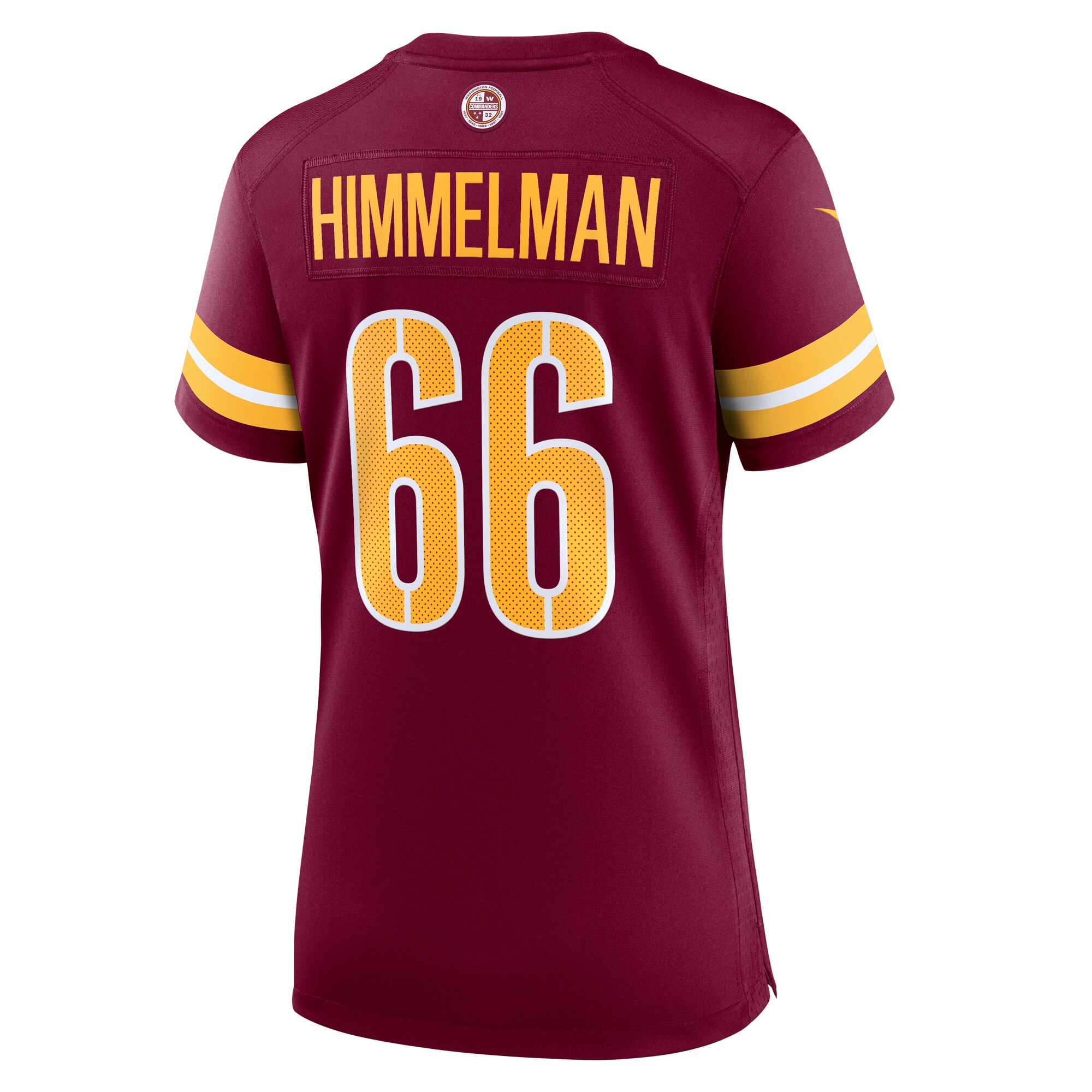 Drew Himmelman Washington Commanders  Women's Game Player Jersey - Burgundy