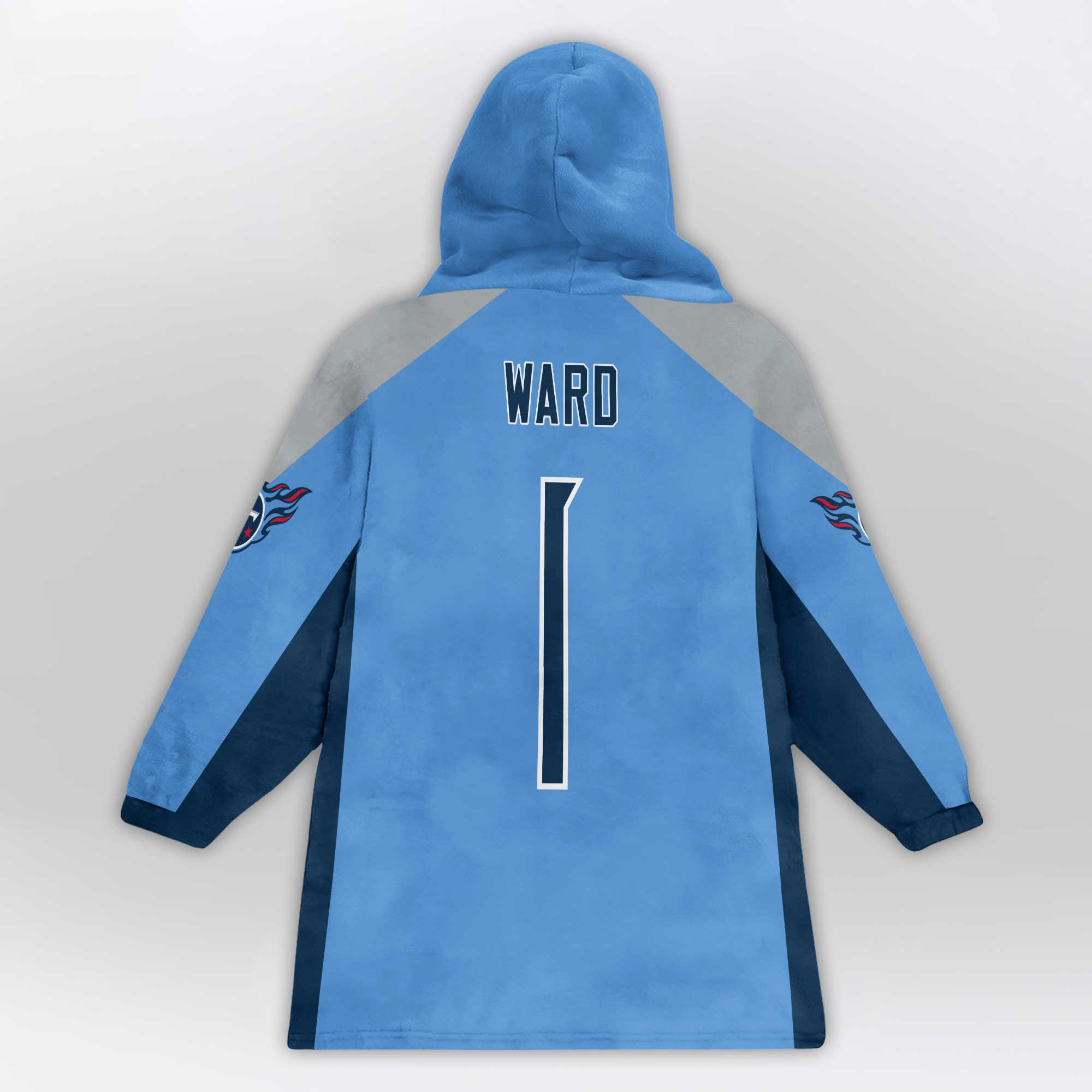 Adult C.W 1 Tennessee Football Unisex Blanket Hoodie