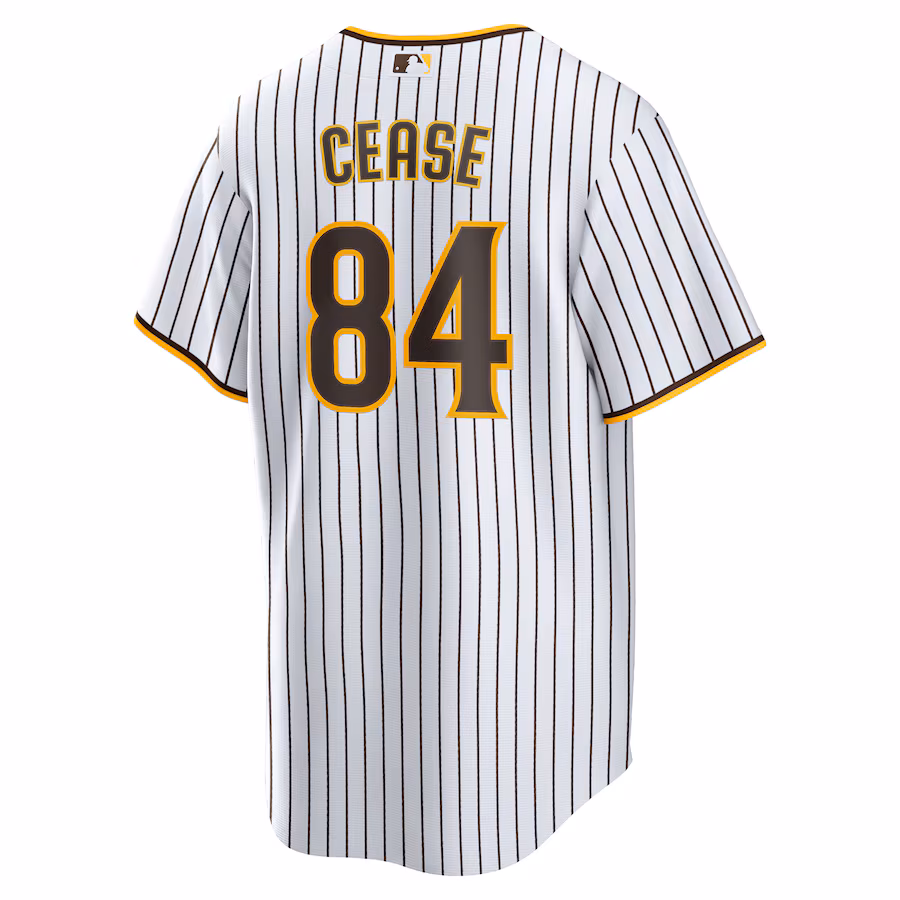Men's San Diego Padres #84 Dylan Cease White Home Replica Jersey