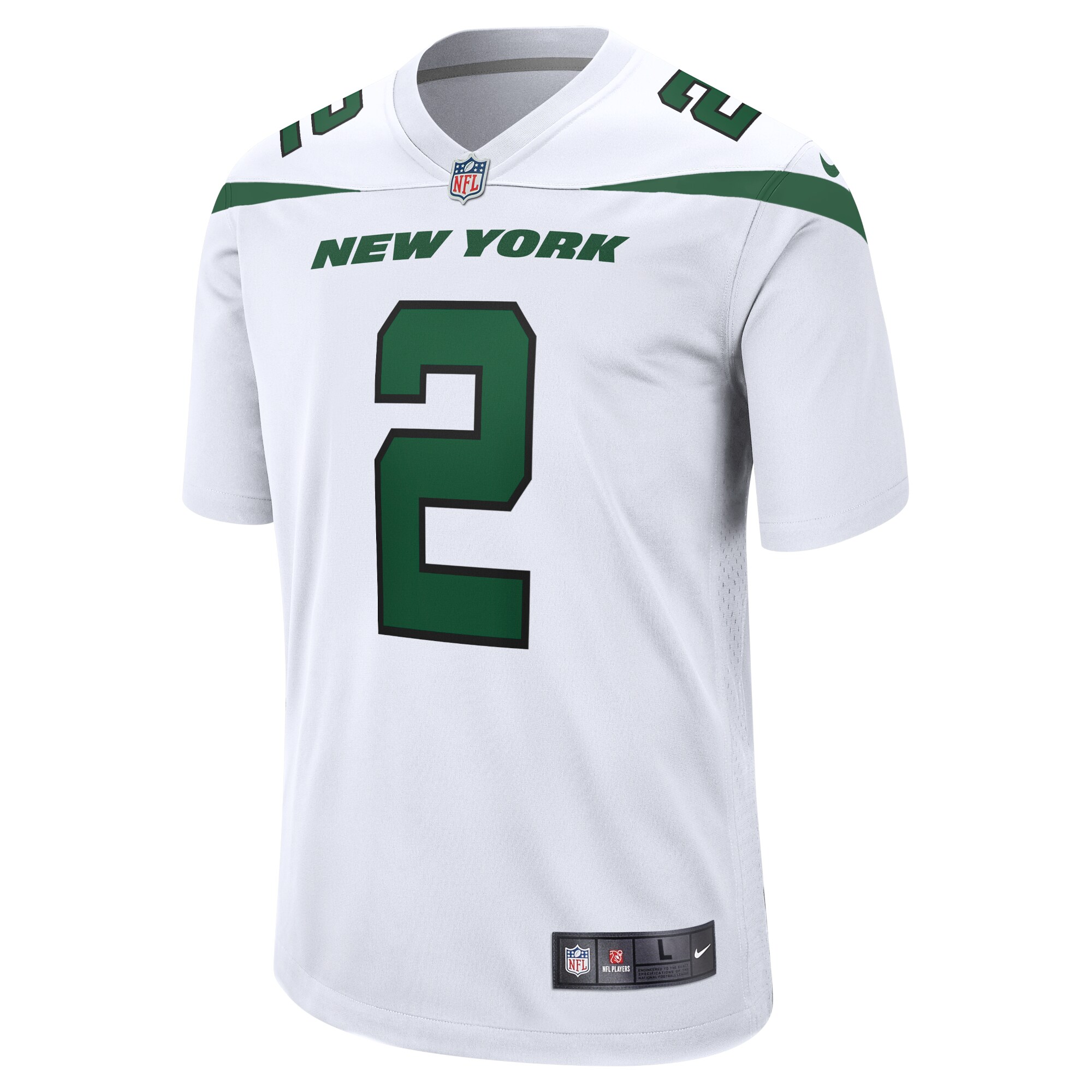 Zach Wilson New York Jets Alternate Game Jersey - Black