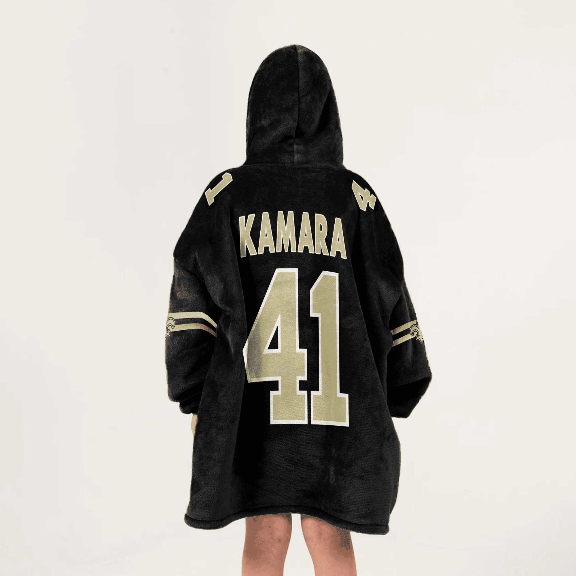 Kid 41 New Orleans Football Unisex Blanket Hoodie
