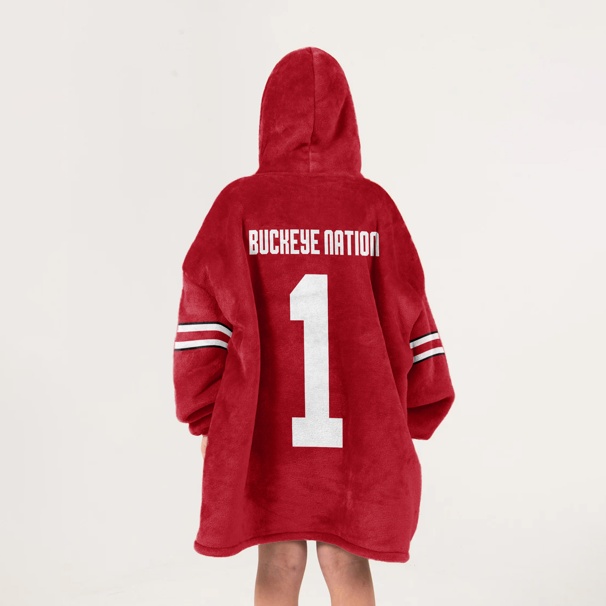 Kid #1 Ohio State Football Unisex Blanket Hoodie