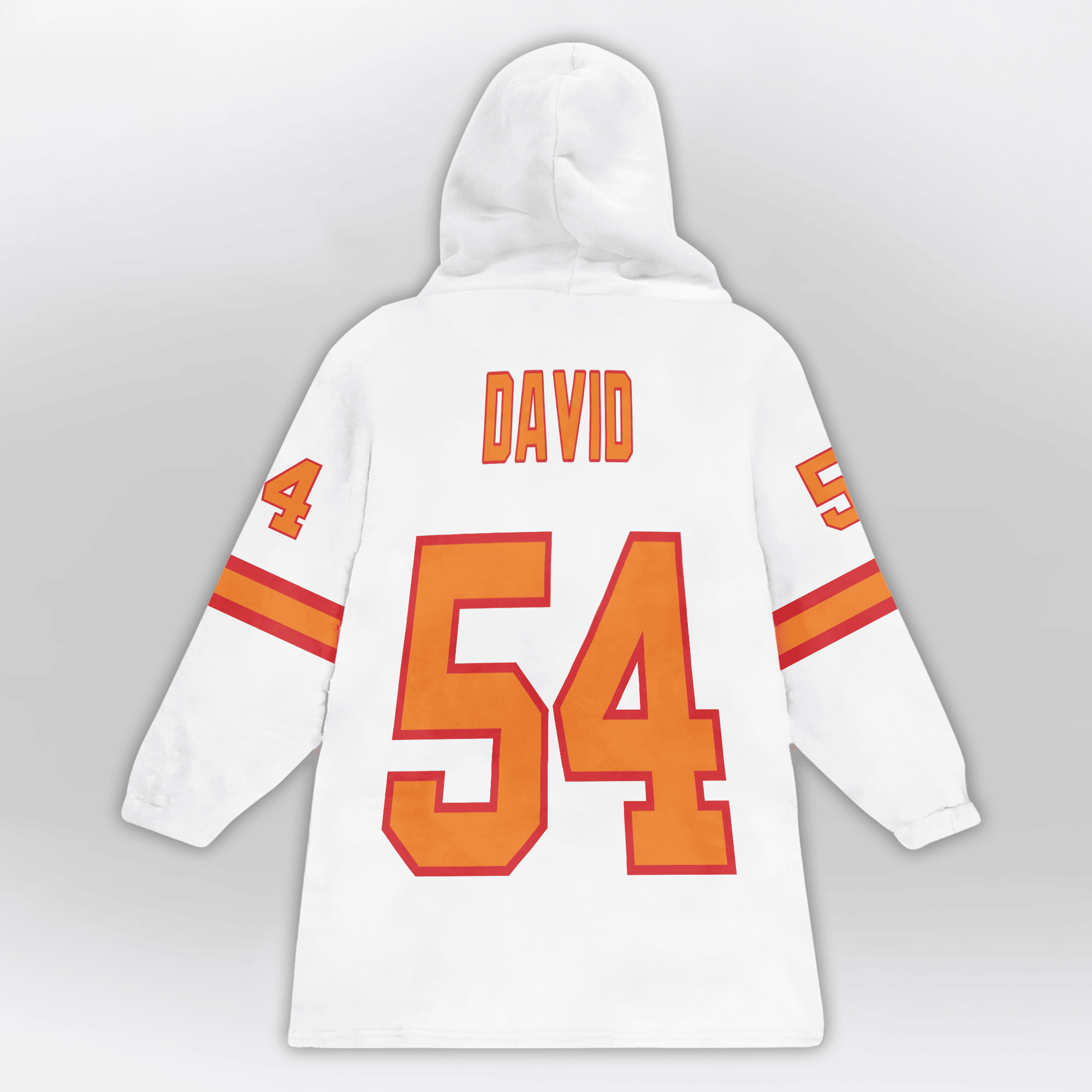 Kid L.D 54 Tampa Bay Football 50th Season Game Unisex Blanket Hoodie