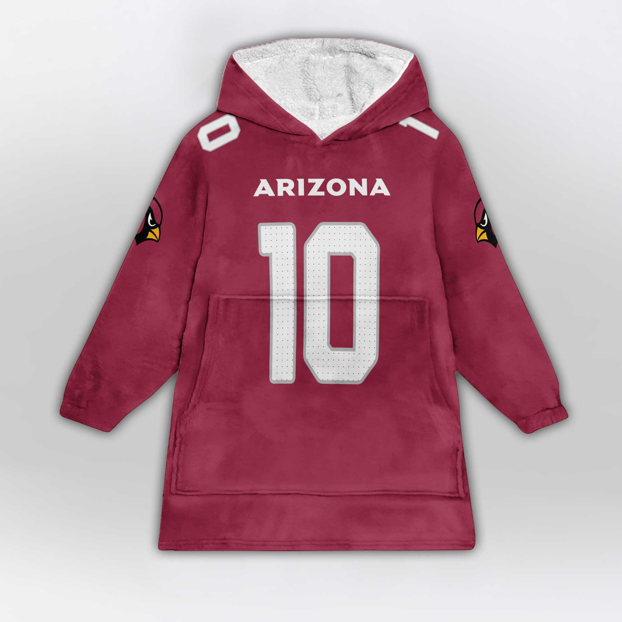 Kid 10 Arizona Football Unisex Blanket Hoodie