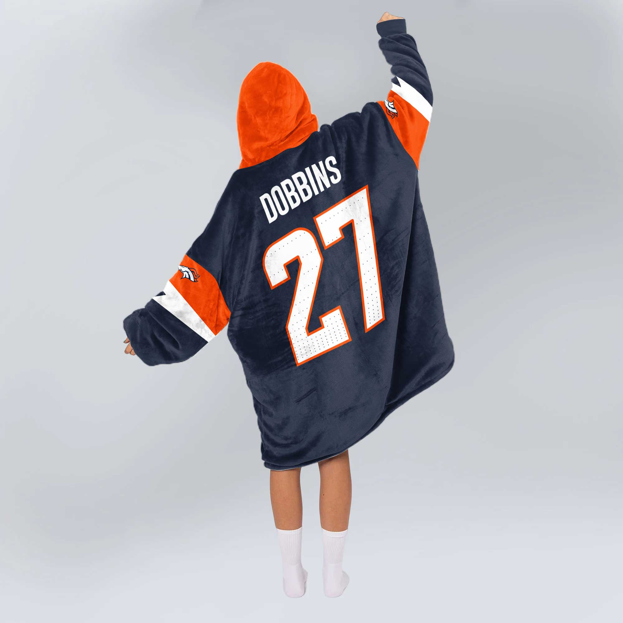 J.K.D 27 Denver Football Unisex Blanket Hoodie