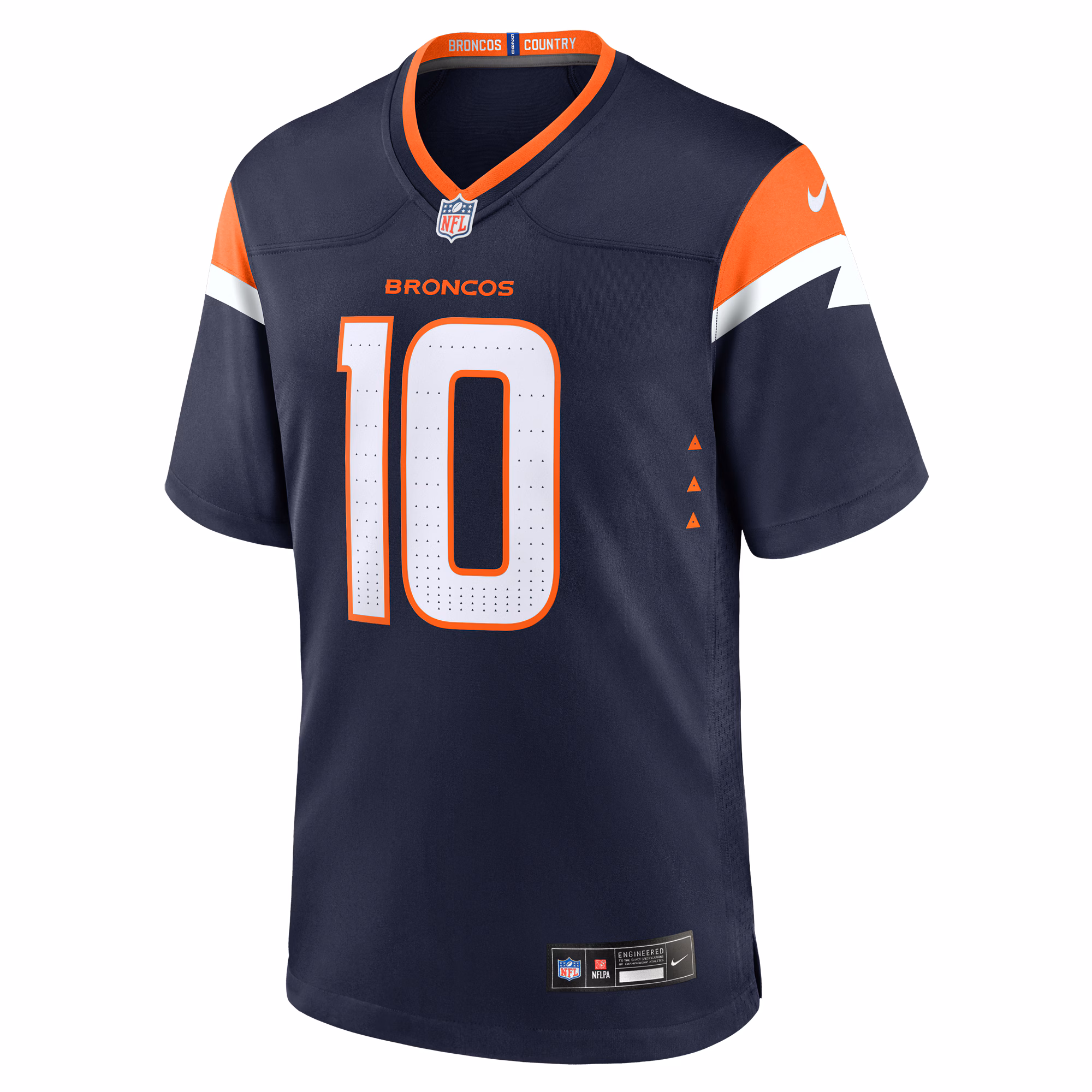 Bo Nix Denver Broncos Alternate Game Jersey -  Navy