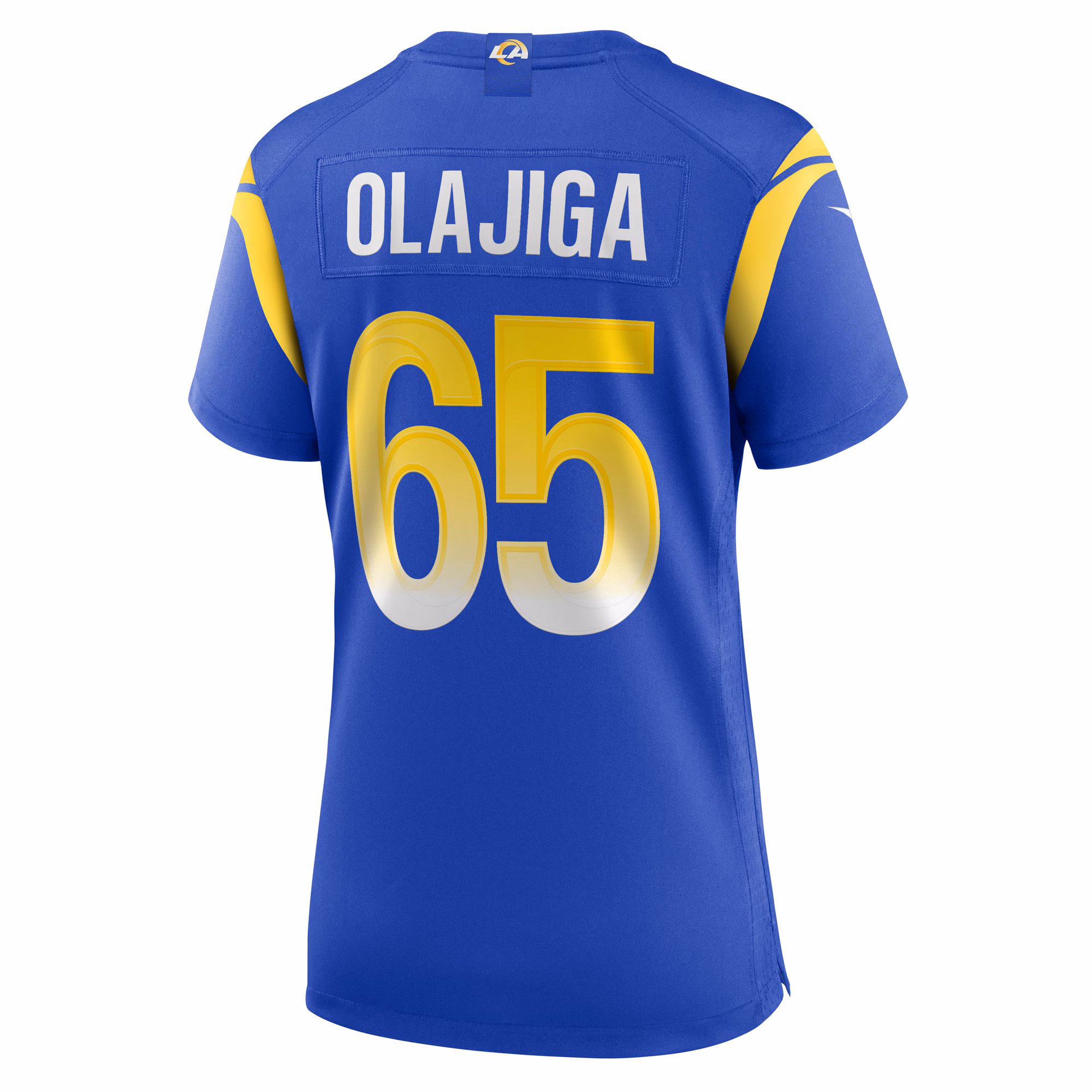 David Olajiga Los Angeles Rams Women's Game Jersey -  Royal