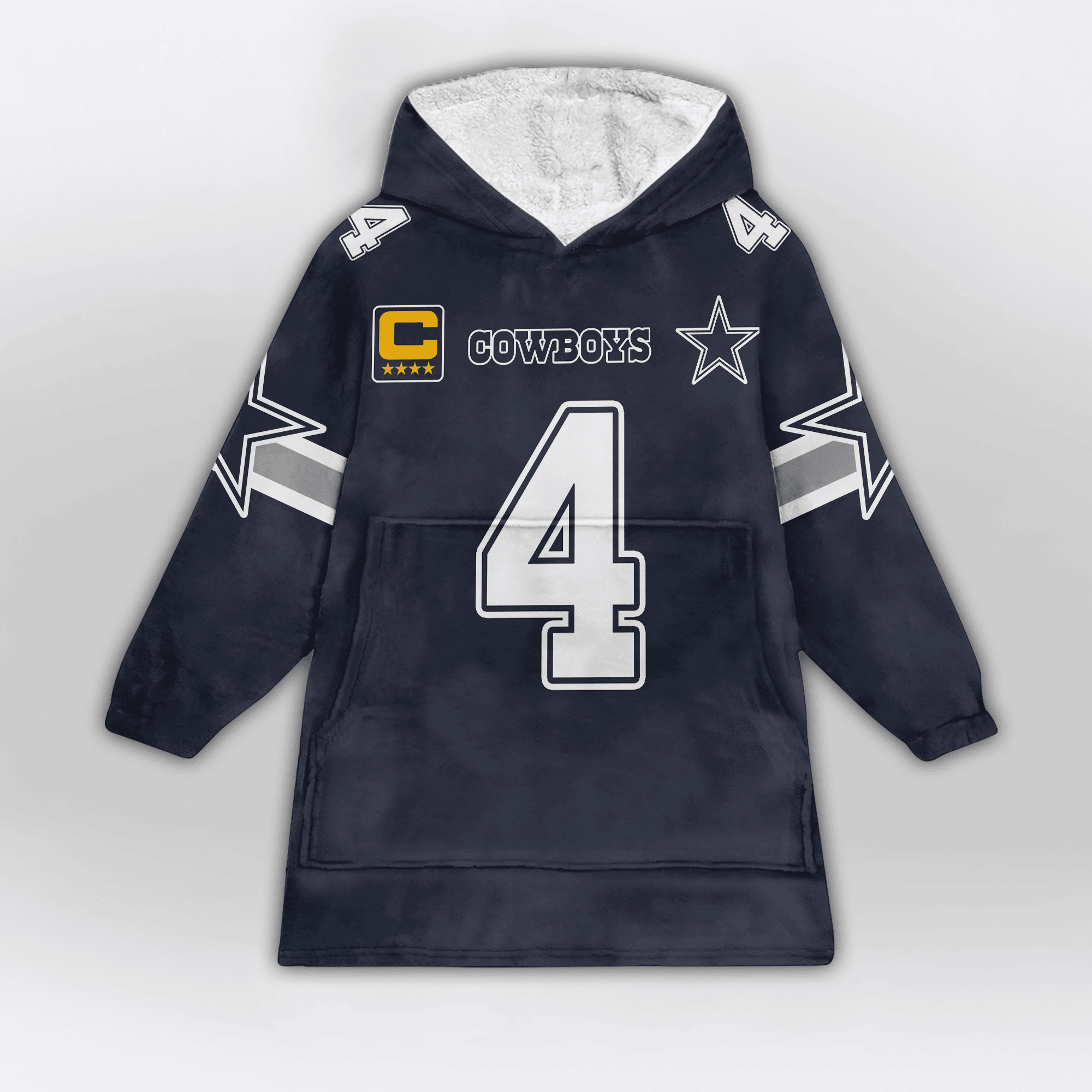 Adult D.P 4 Captain Dalllas Football Unisex Blanket Hoodie