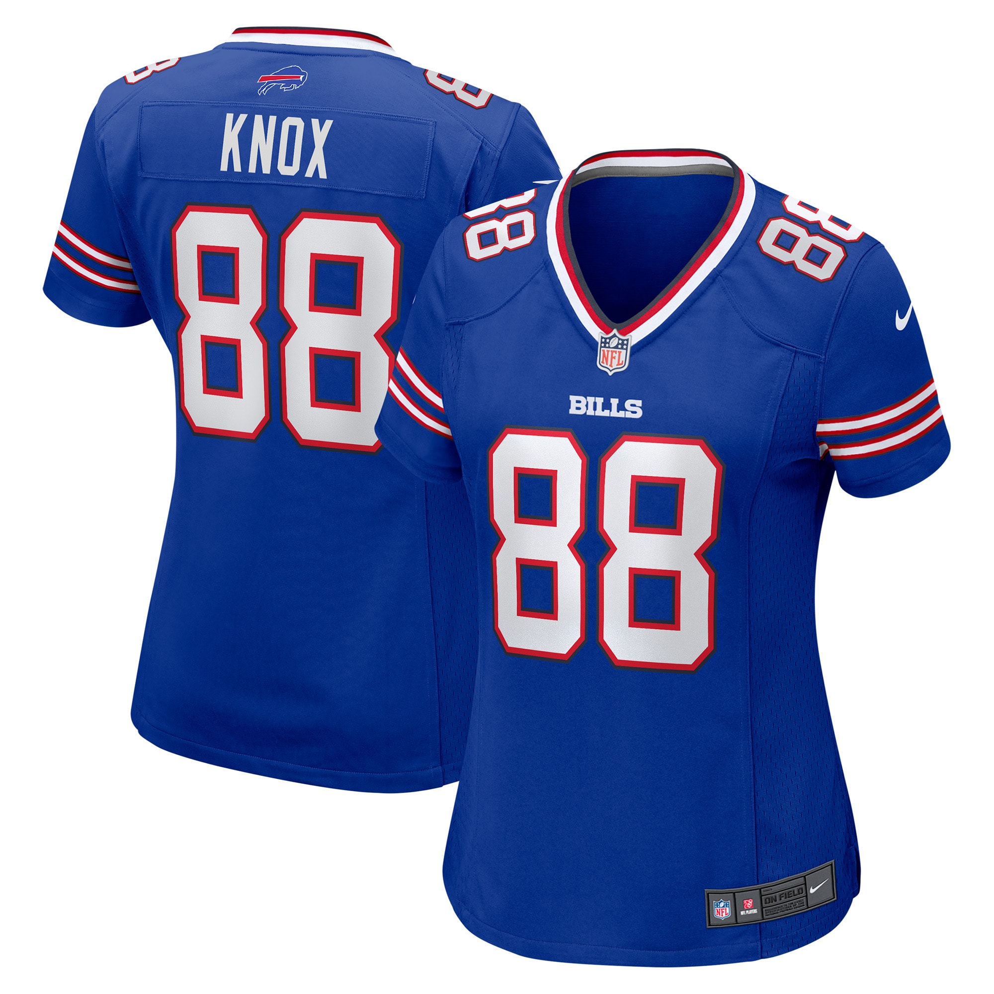 Dawson Knox Buffalo Bills Women's Game Jersey - Royal