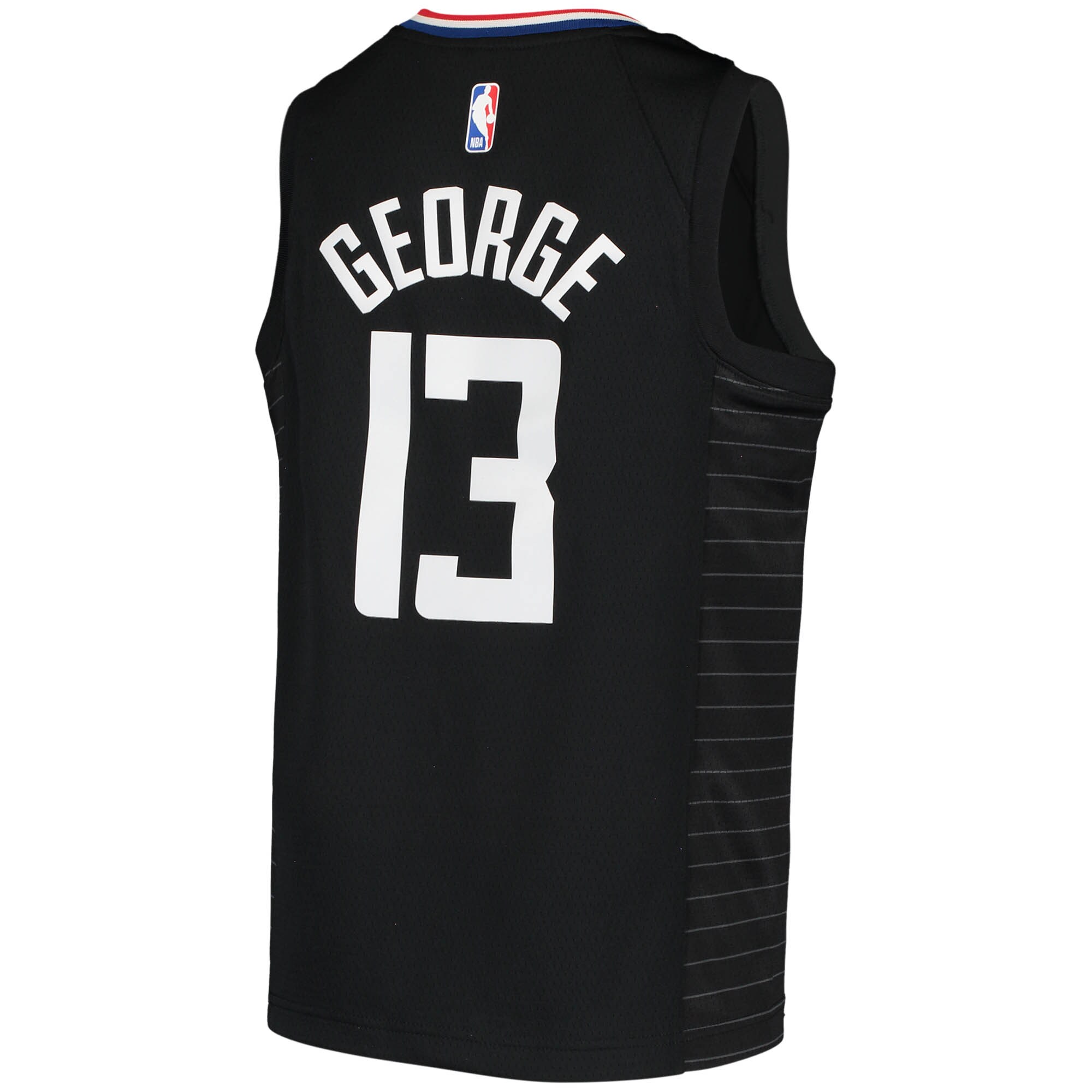 Paul George LA Clippers  Youth 2020/21 Swingman Player Jersey - Black - Statement Edition