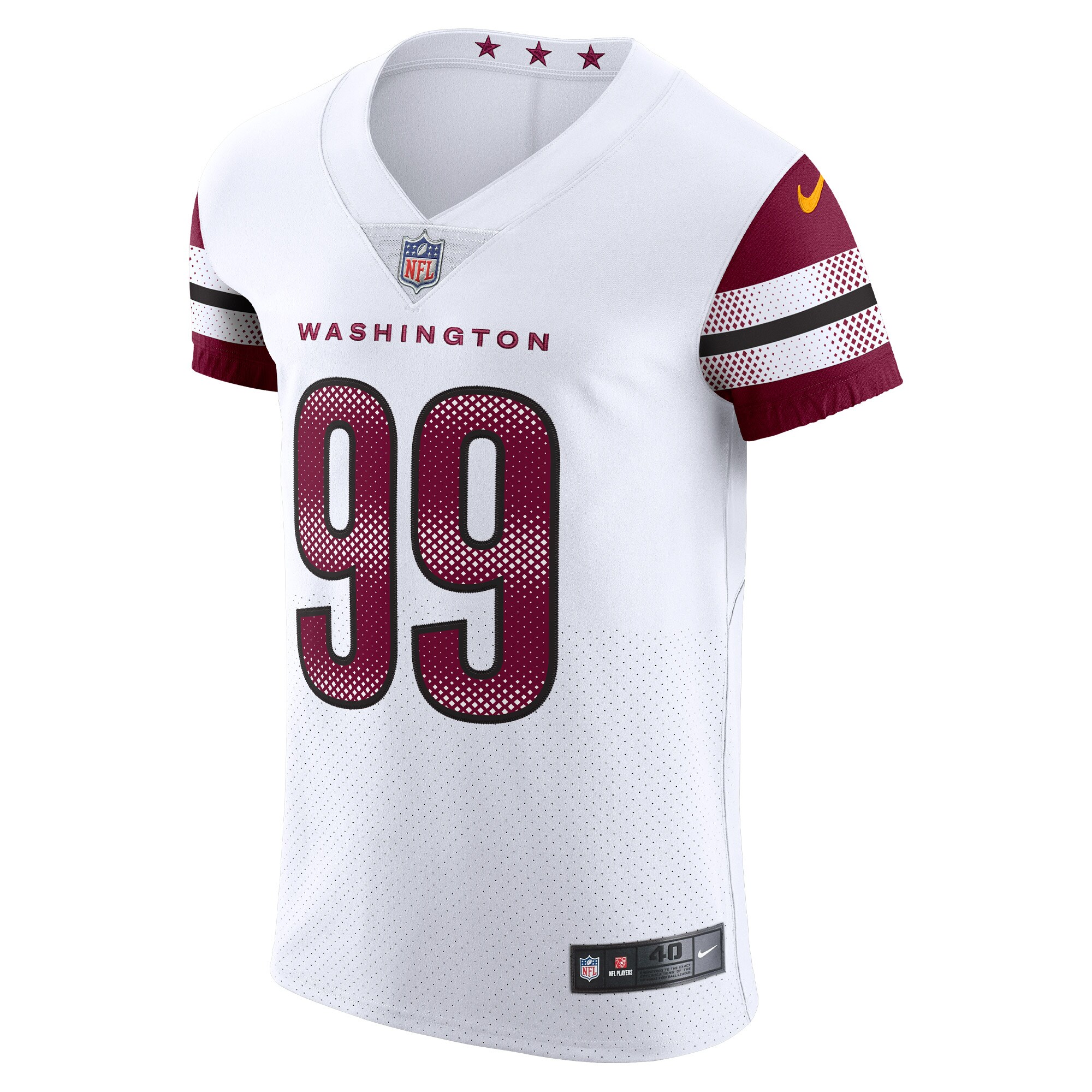 Chase Young Washington Commanders  Vapor Elite Jersey - White