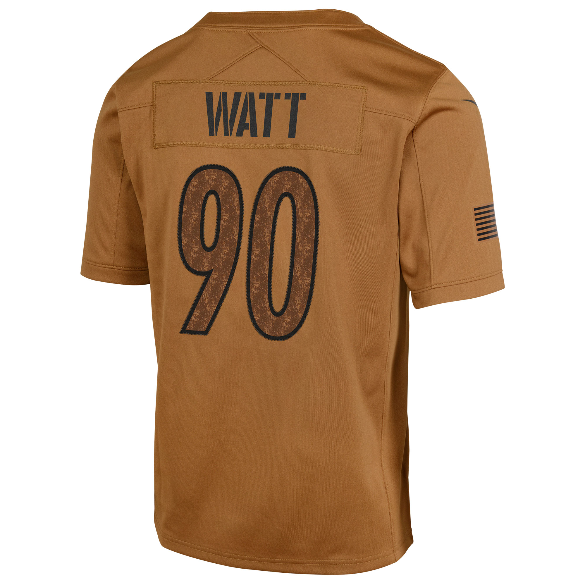 T.J. Watt Pittsburgh Steelers  Youth 2023 Salute To Service Limited Jersey - Brown