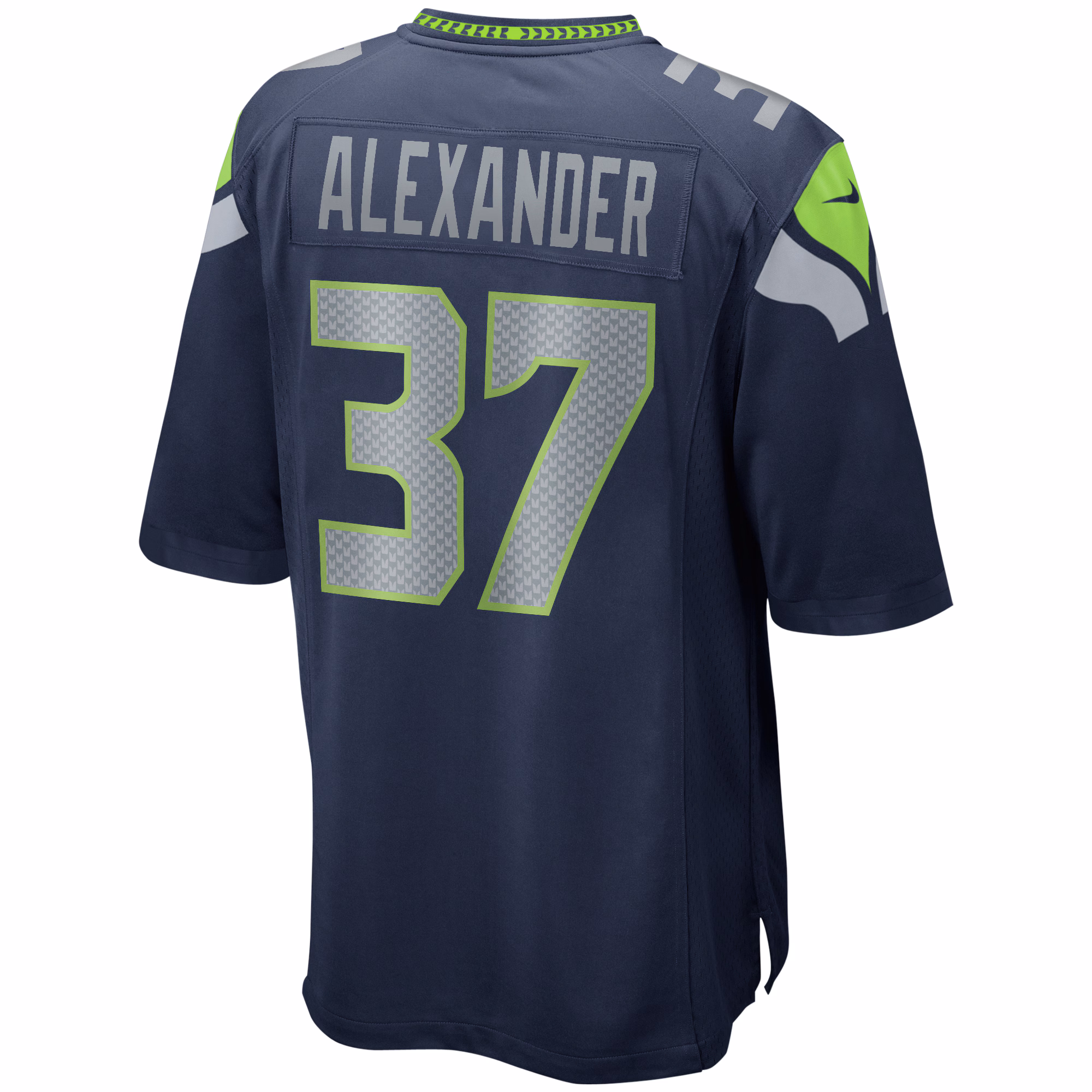 Shaun Alexander Seattle Seahawks Game Retired Player Jersey - College Navy