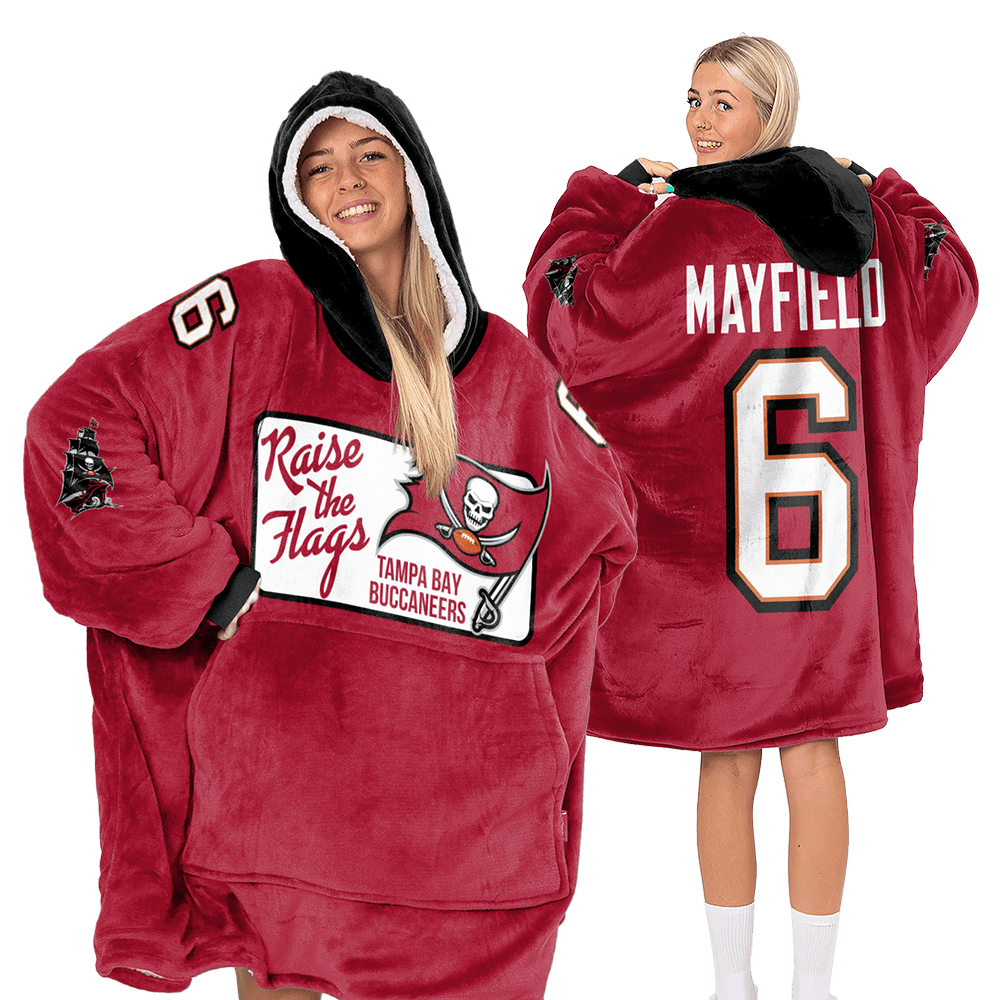 Tampa Bay Football Unisex Blanket Hoodie