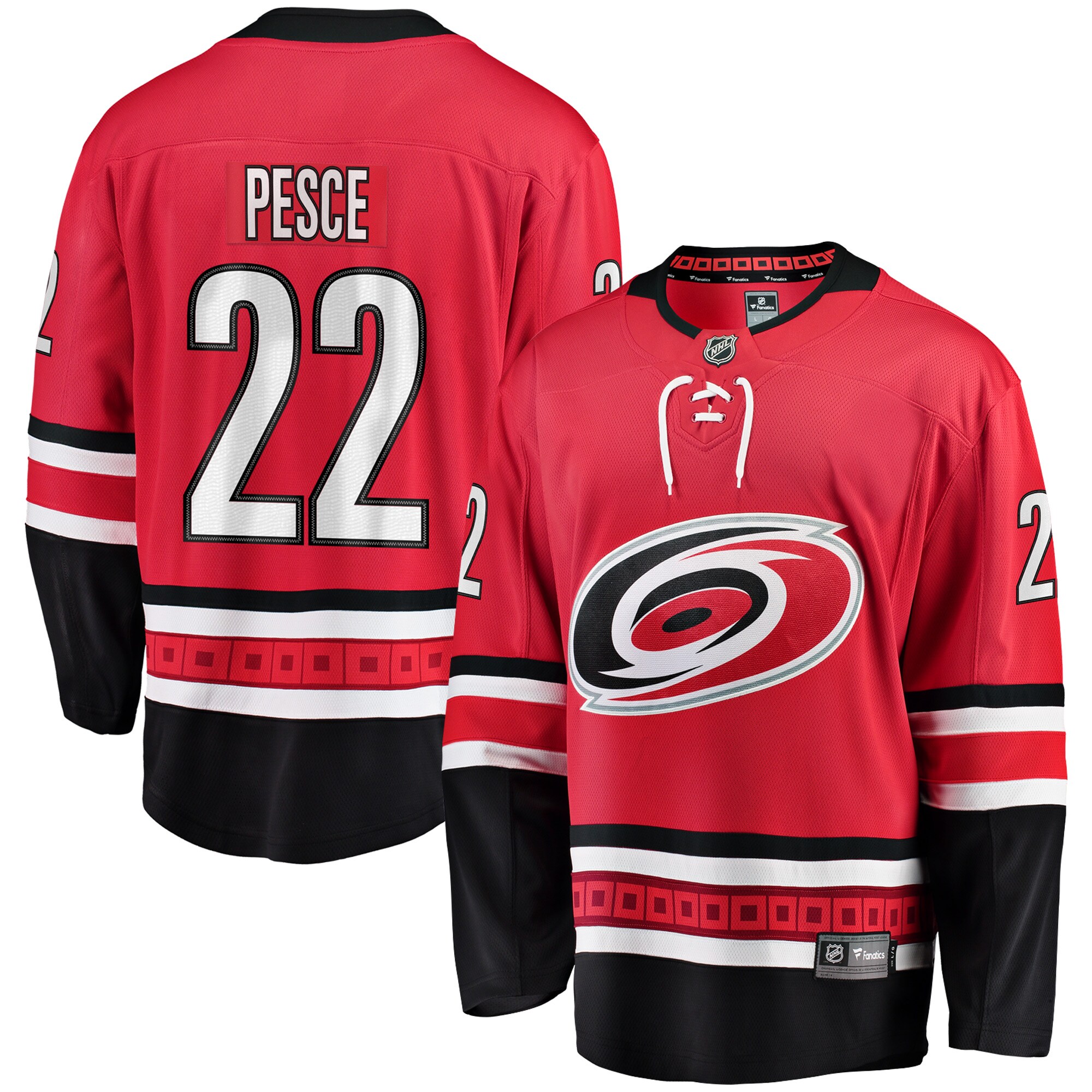 Brett Pesce Carolina Hurricanes Breakaway Player Jersey - Red