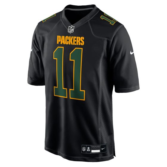 Green Bay Packers #11 Jayden Reed Black Fashion Game Jersey