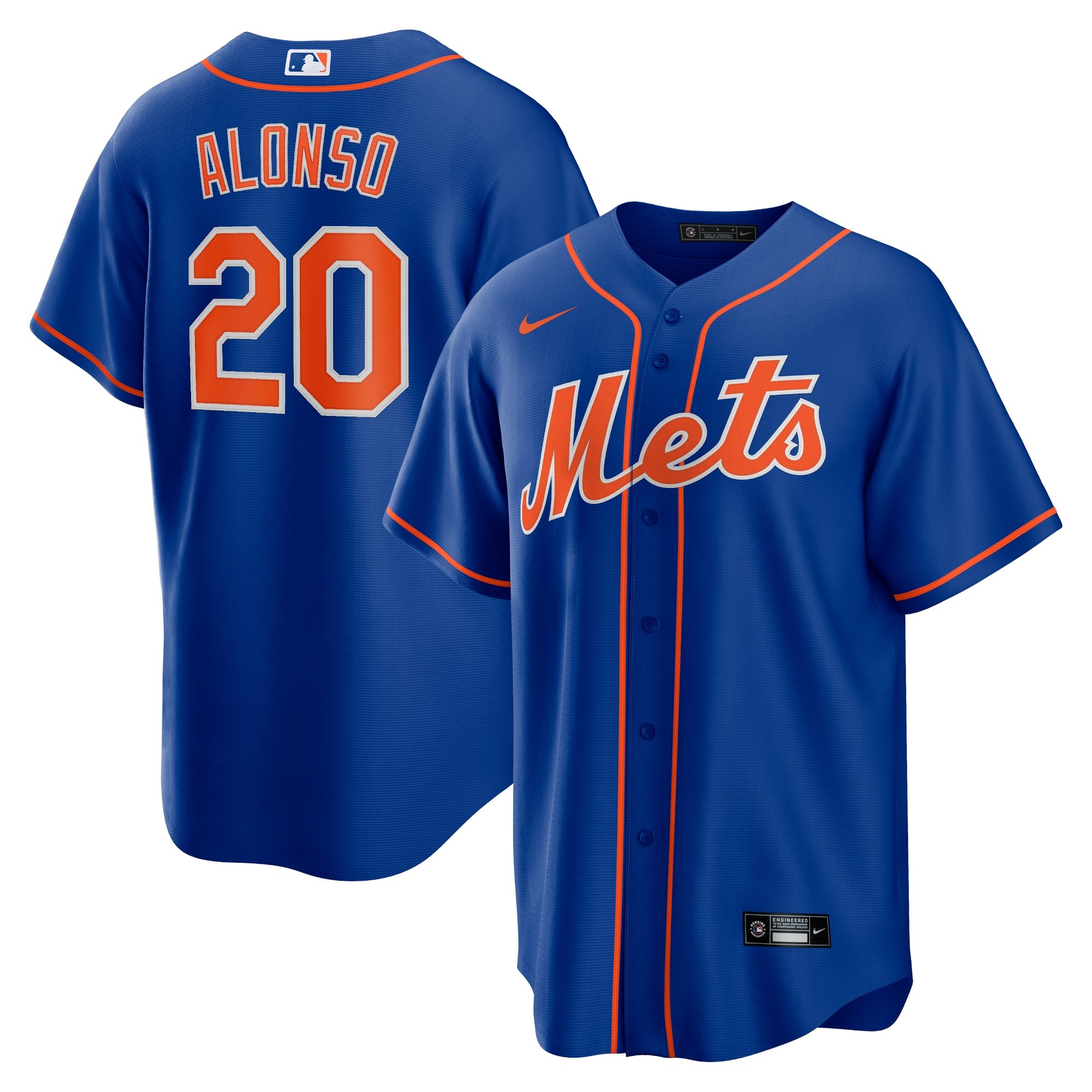 Men's New York Mets Pete Alonso  Royal Alternate Replica Player Name Jersey