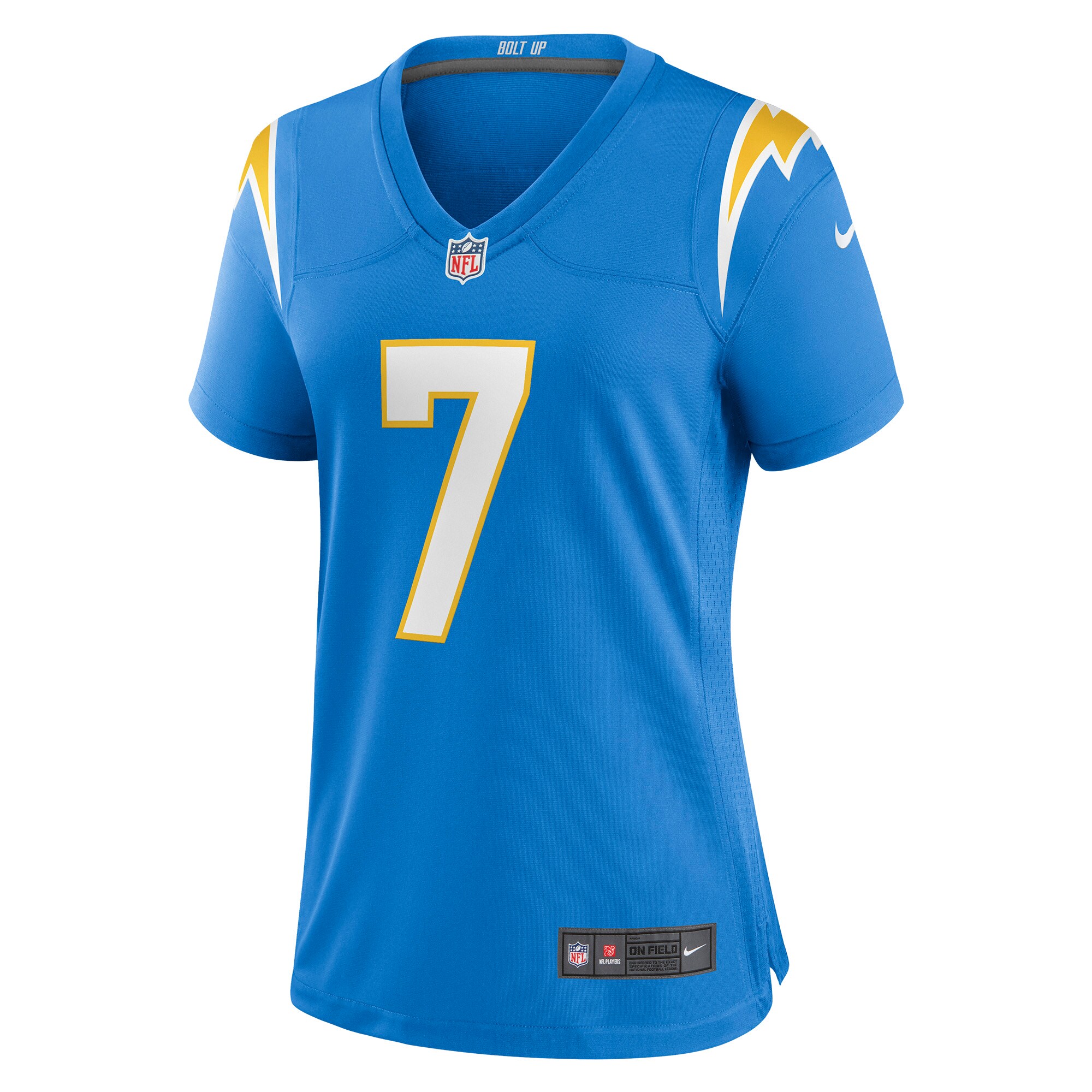 Gerald Everett Los Angeles Chargers  Women's Player Game Jersey - Powder Blue