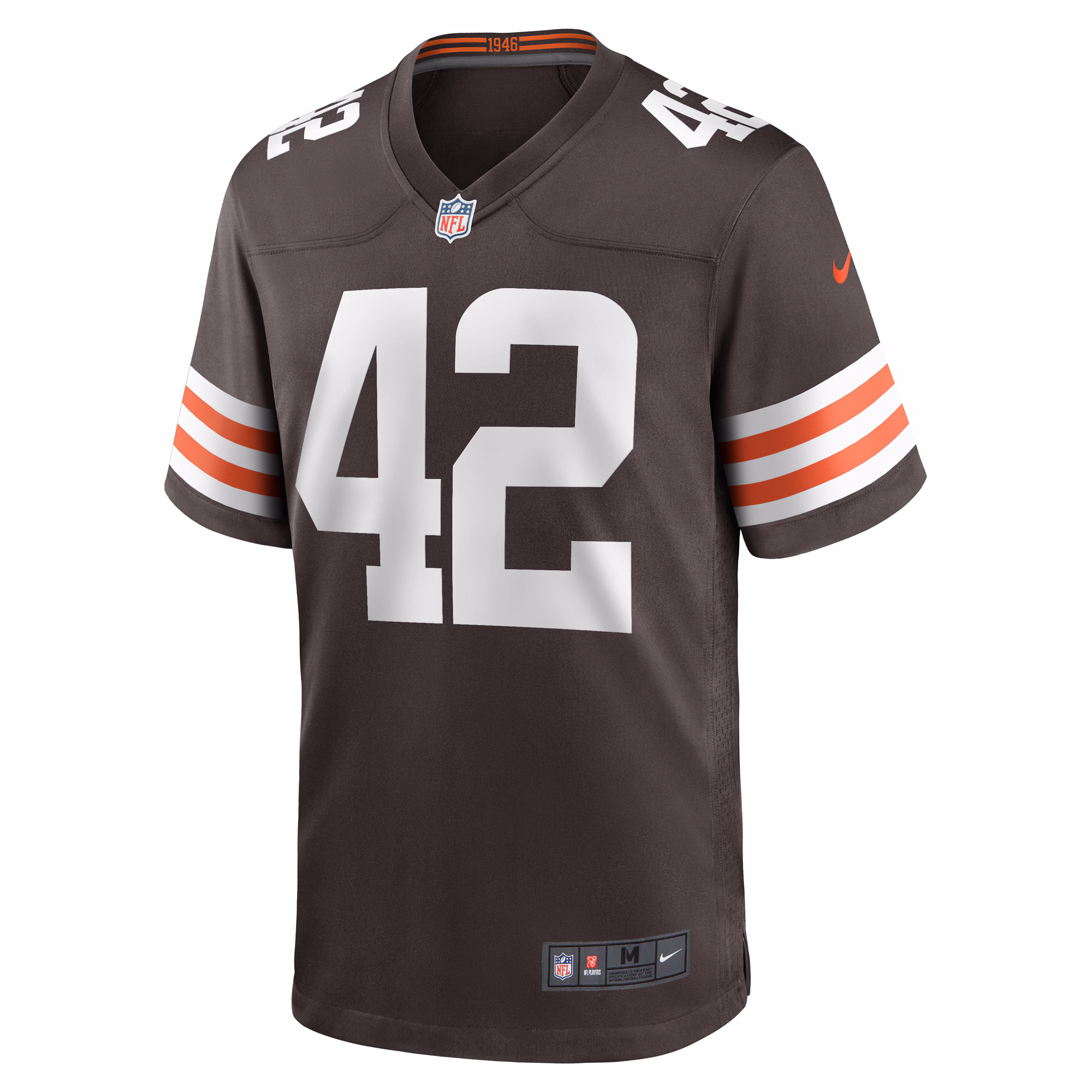 Tony Fields II Cleveland Browns Team Game Jersey -  Brown