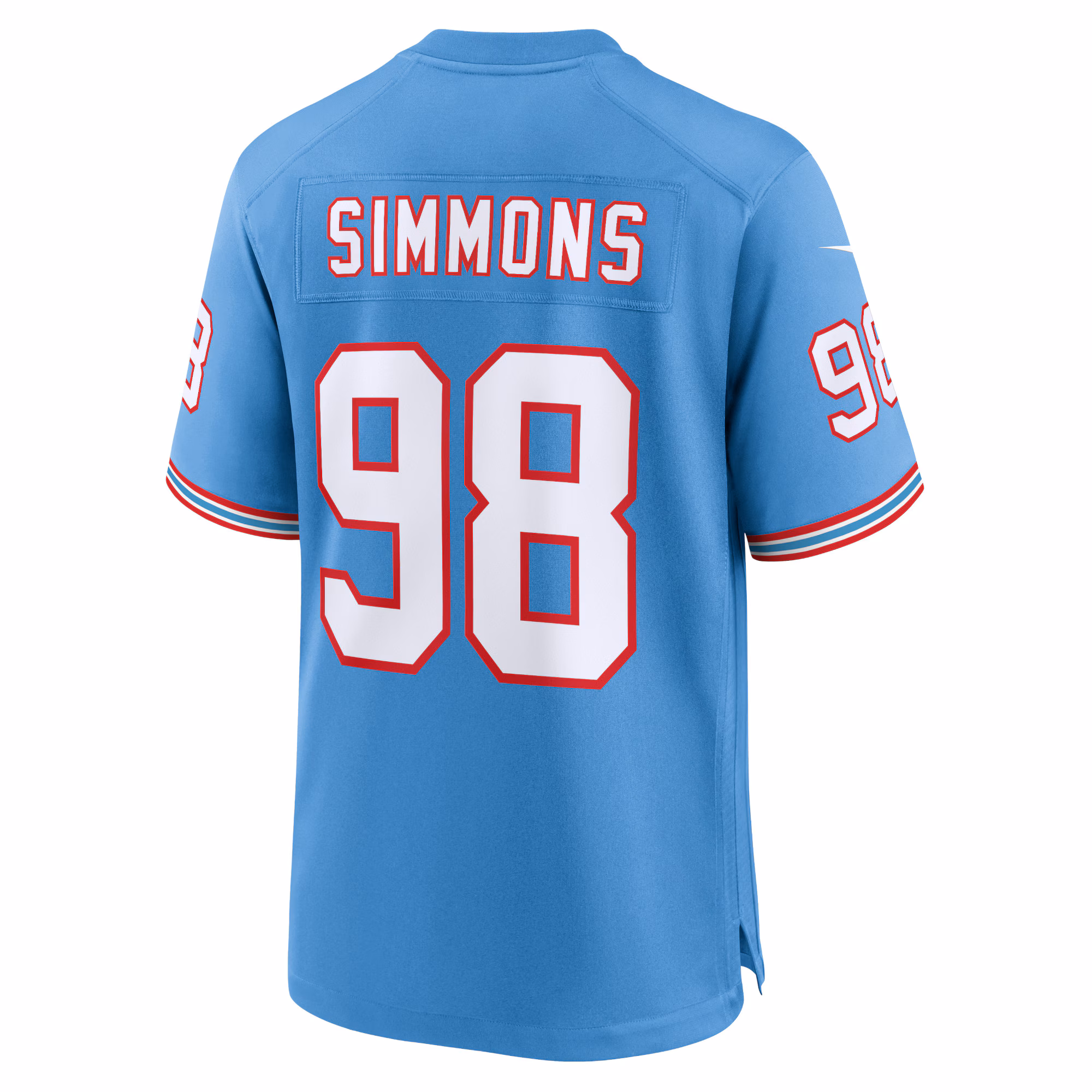 Jeffery Simmons Tennessee Titans Youth Game Jersey - Light Blue