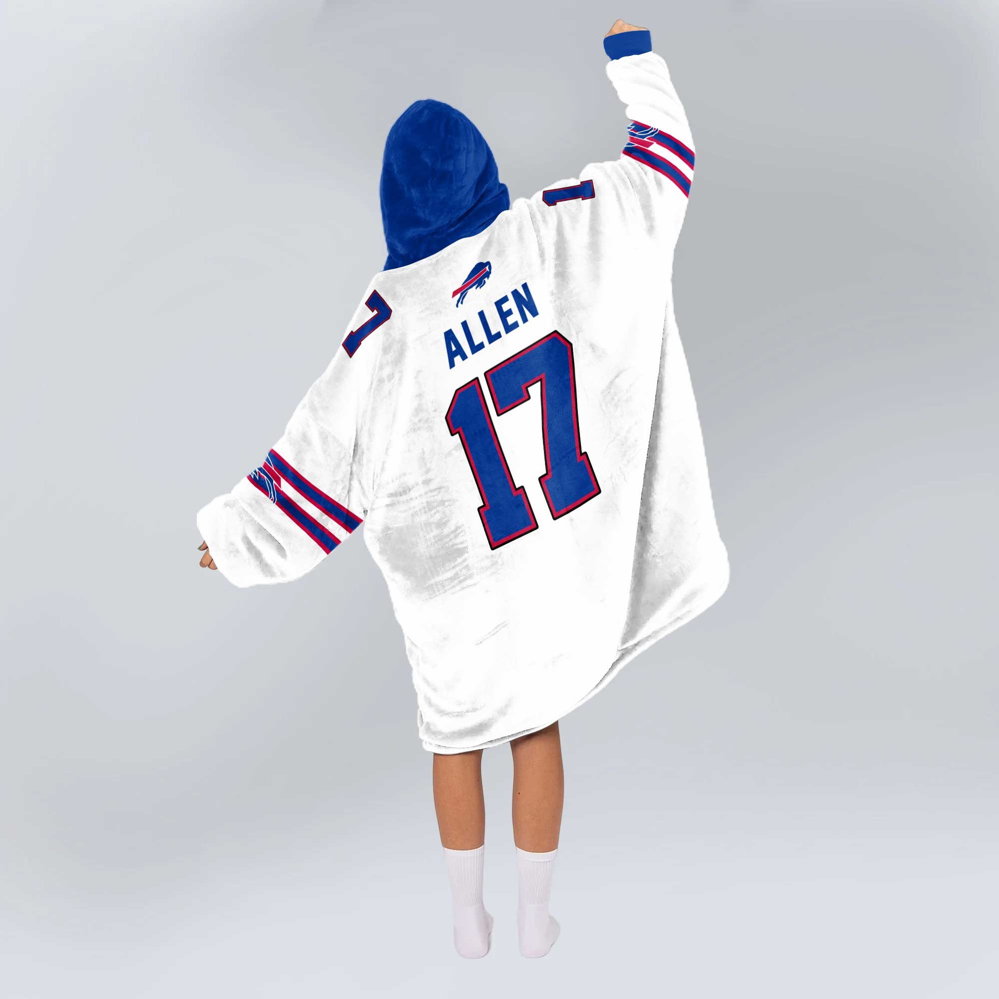 Mafia J.A 17 Buffalo Football Unisex Blanket Hoodie