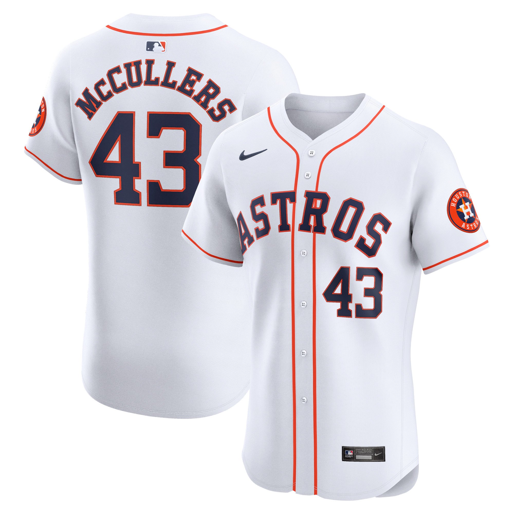 Men's Houston Astros Lance McCullers Jr.  White Home Elite Player Jersey