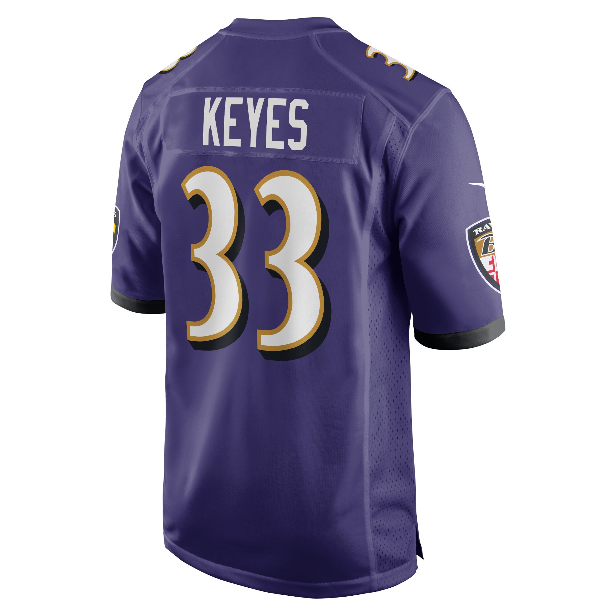 BoPete Keyes Baltimore Ravens  Home Game Player Jersey - Purple