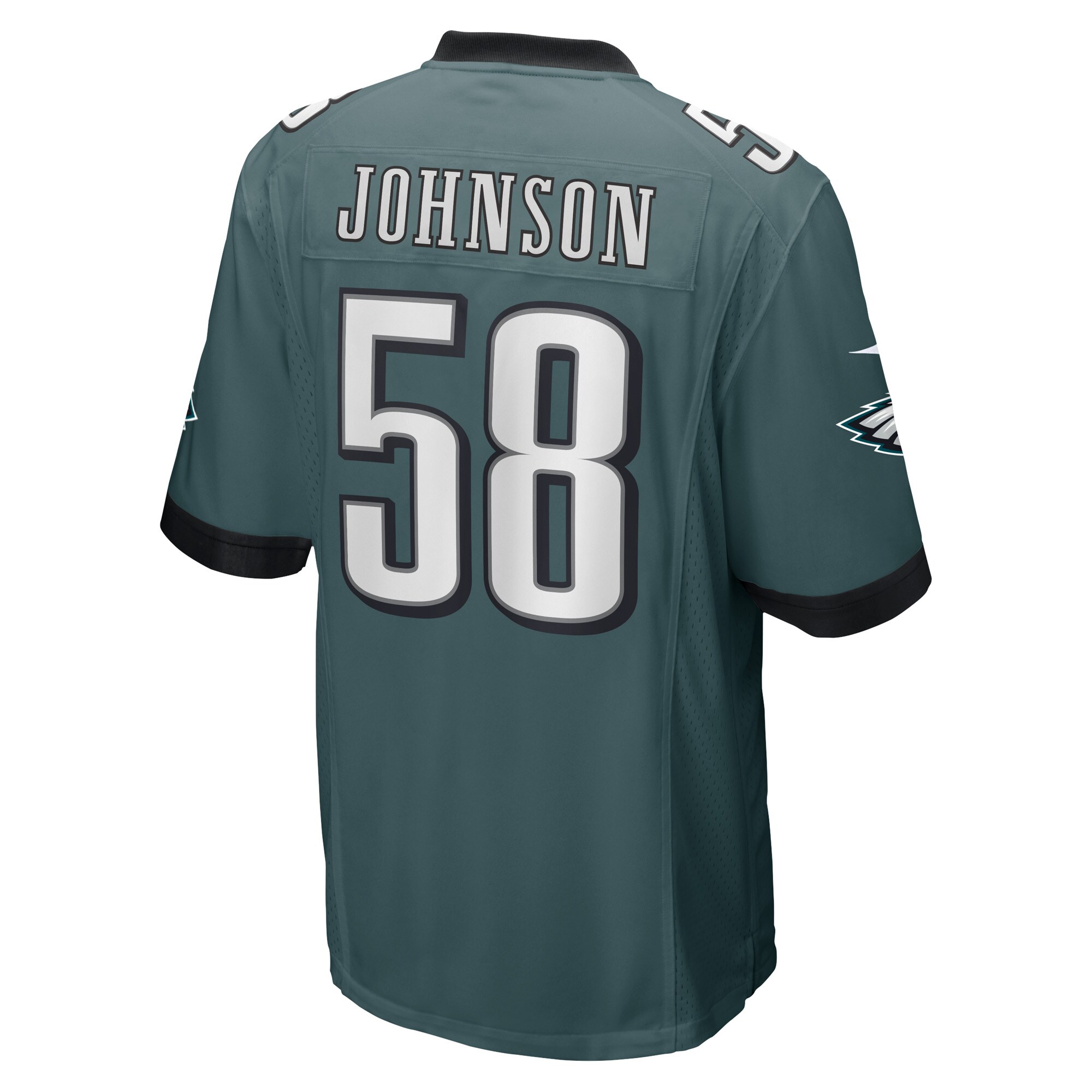 Kyron Johnson Philadelphia Eagles  Game Player Jersey - Midnight Green