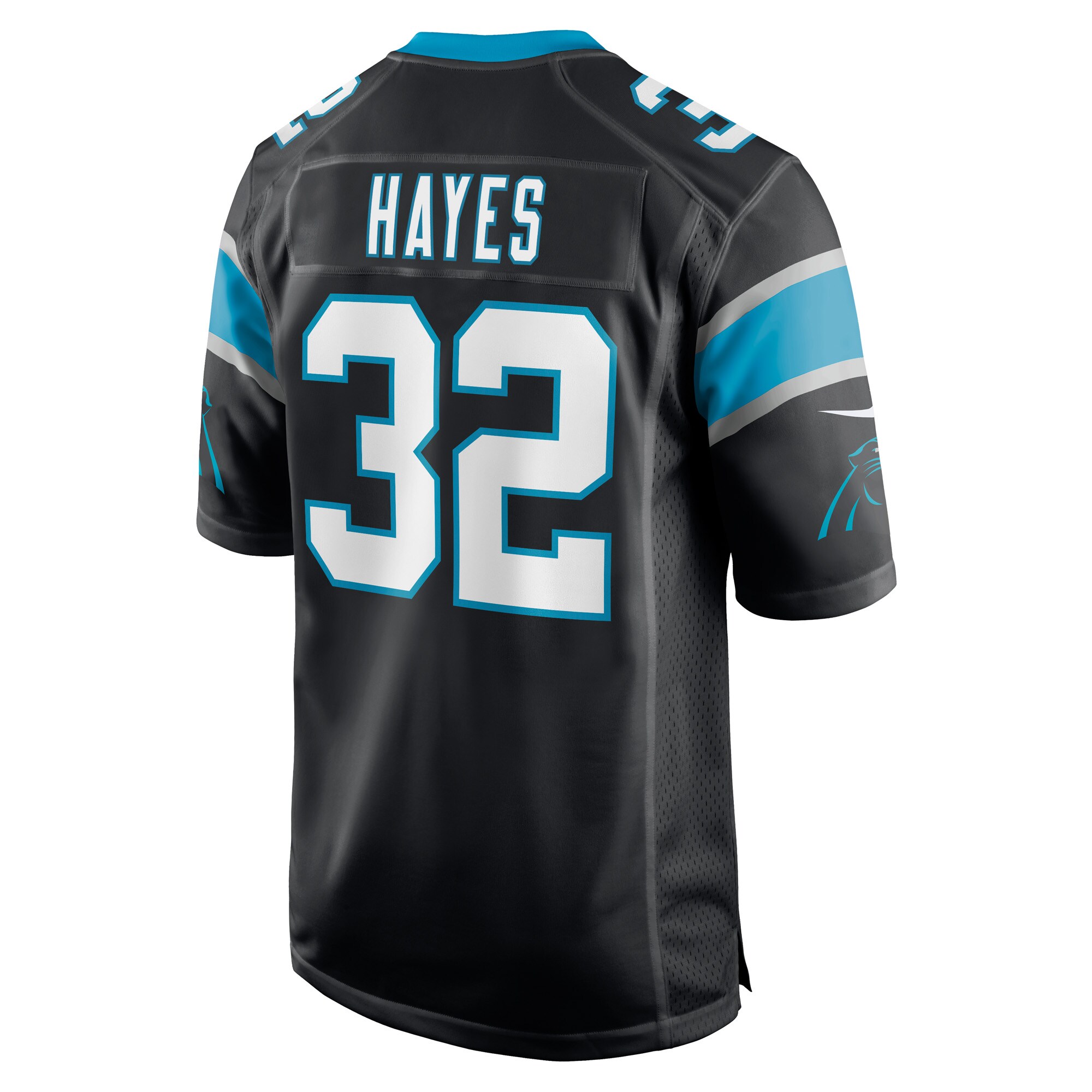 Tae Hayes Carolina Panthers  Game Player Jersey - Black