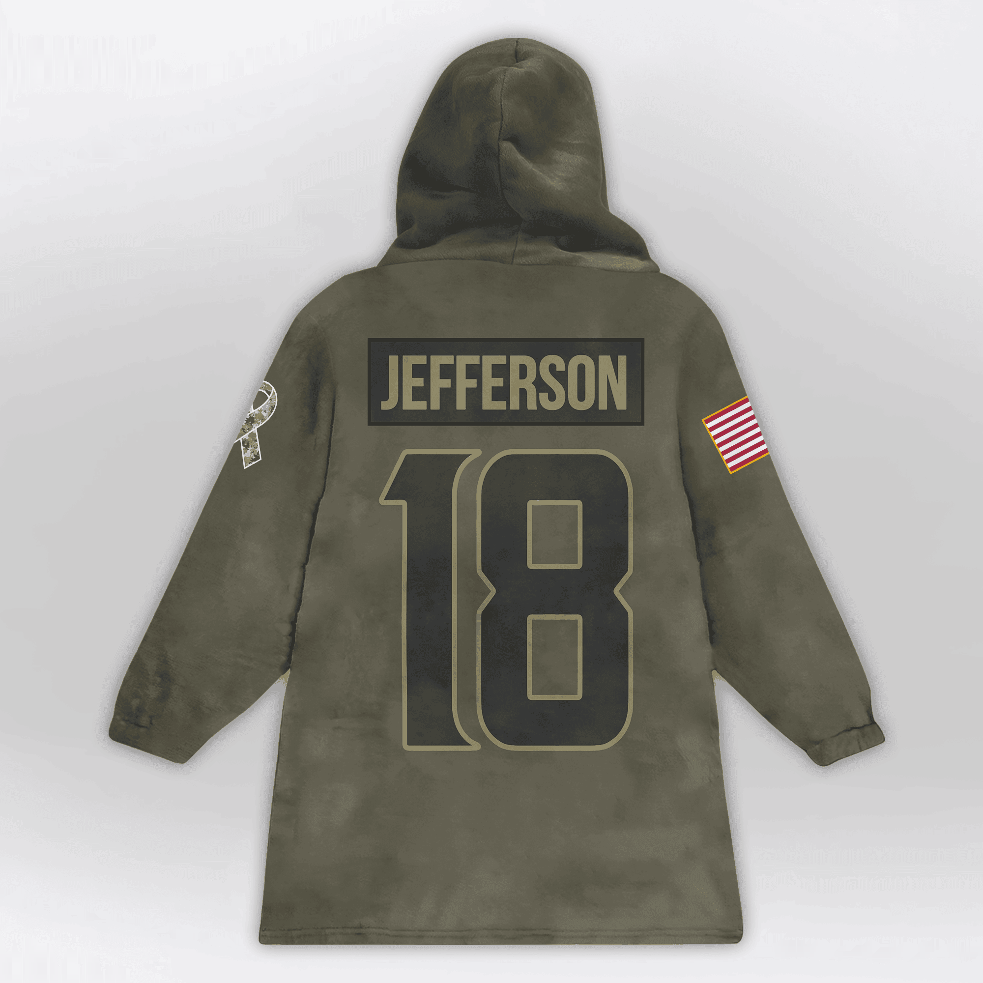 Army J.J 18 Minnesota Football Unisex Blanket Hoodie