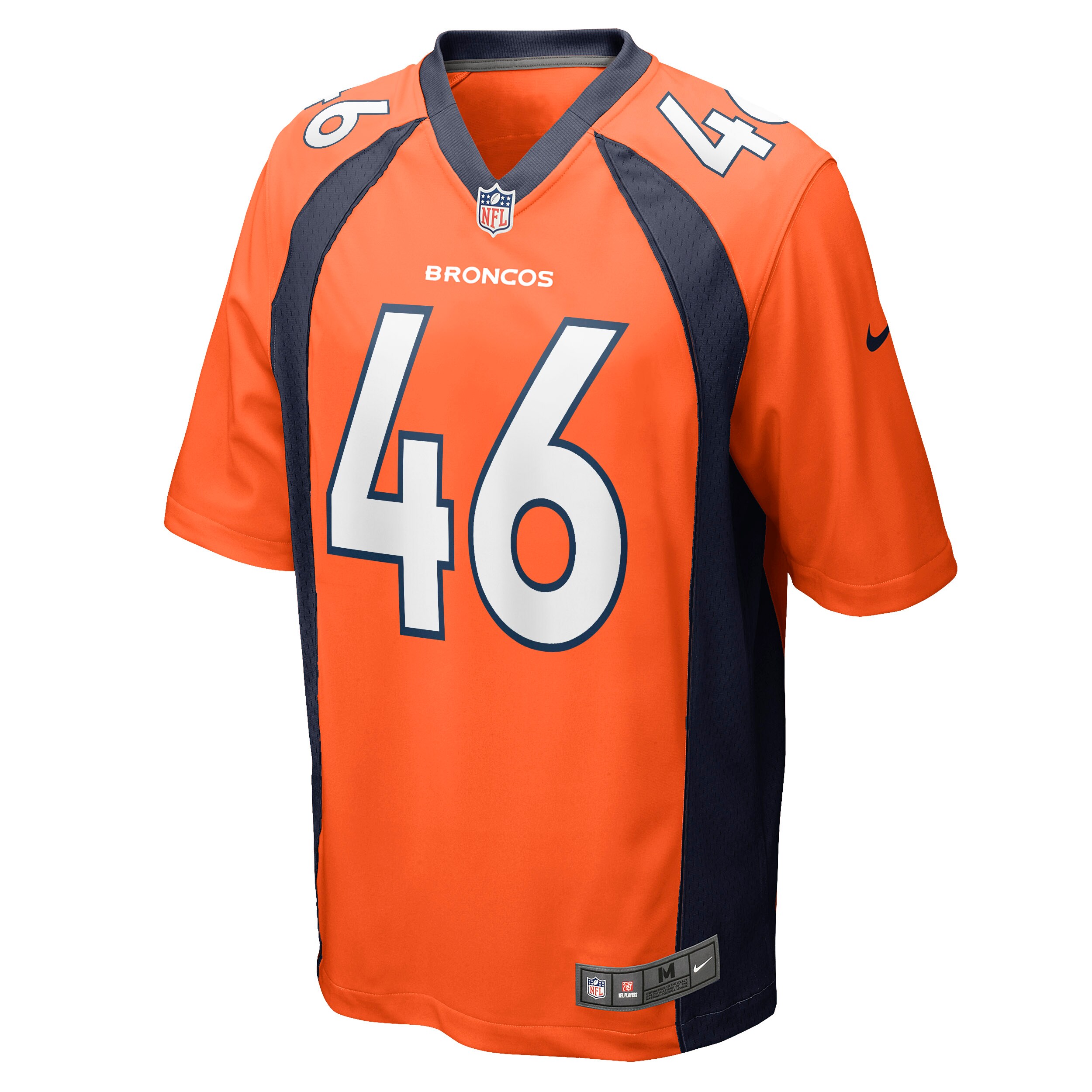 Jacob Bobenmoyer Denver Broncos  Game Jersey - Orange