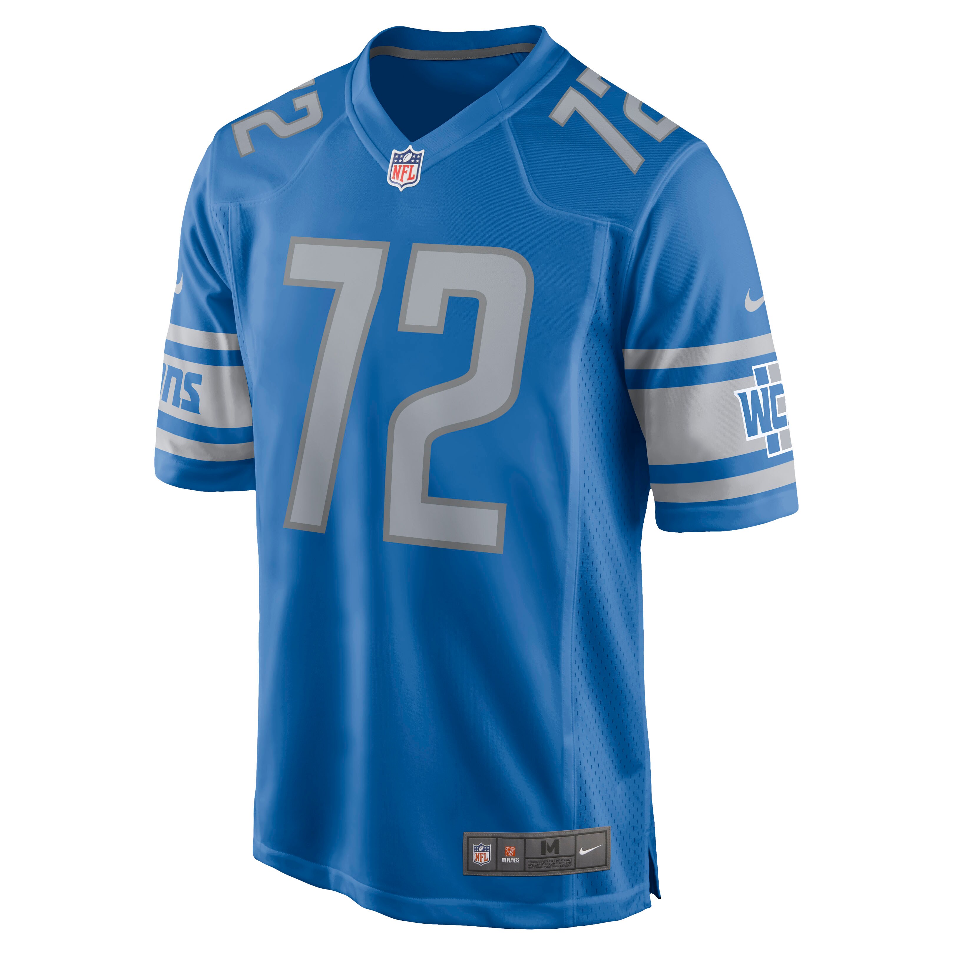 Halapoulivaati Vaitai Detroit Lions  Game Jersey - Blue