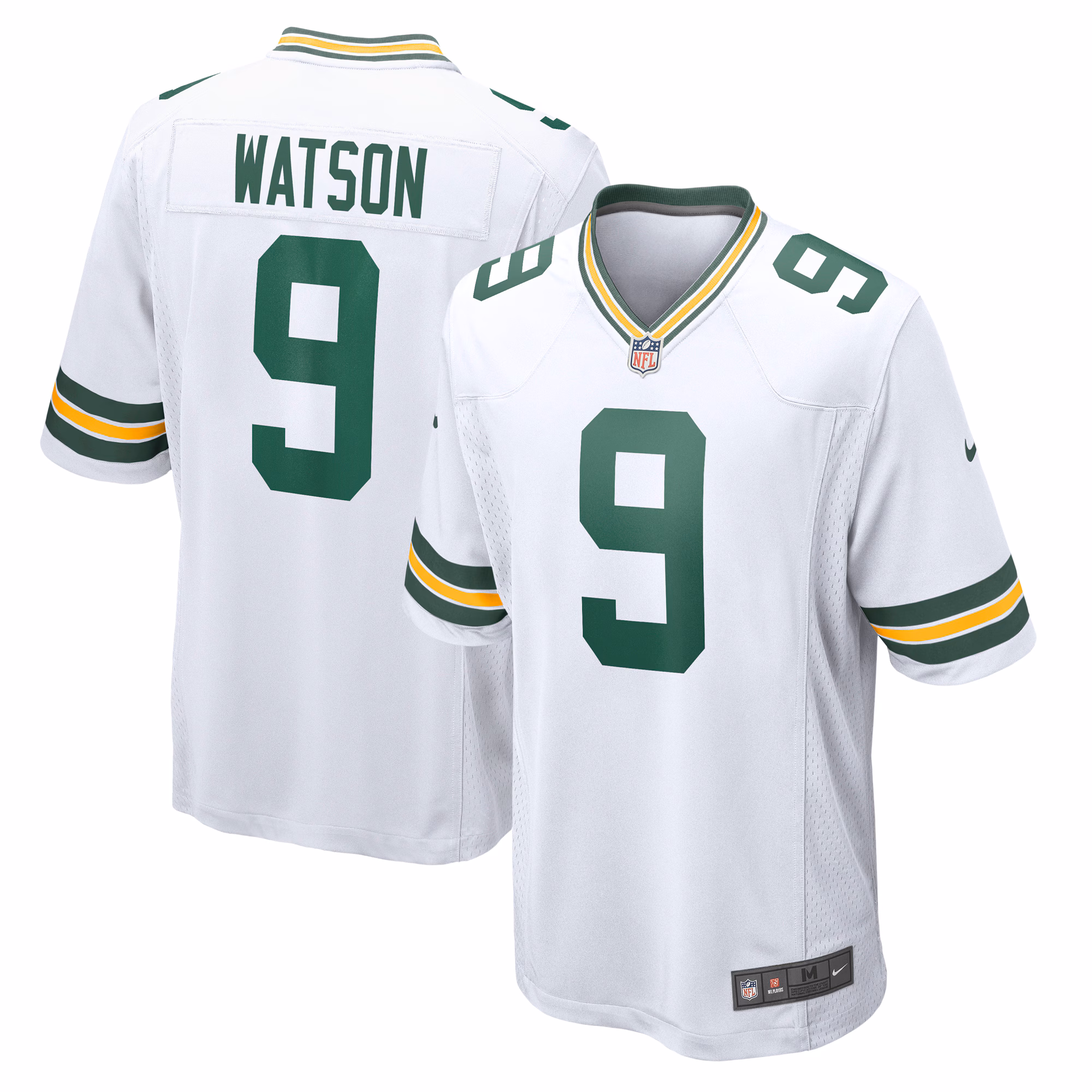 Christian Watson Green Bay Packers  Game Jersey - White