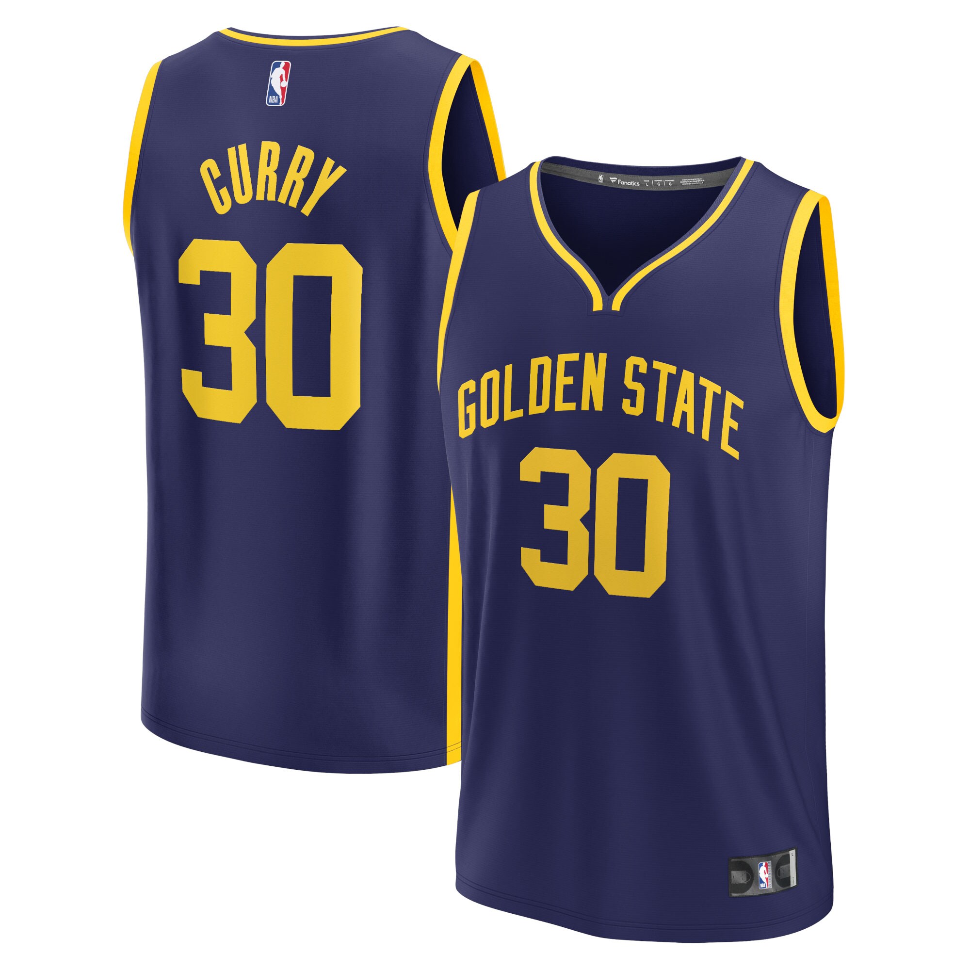 Stephen Curry Golden State Warriors  Youth Fast Break Player Jersey - Statement Edition - Navy