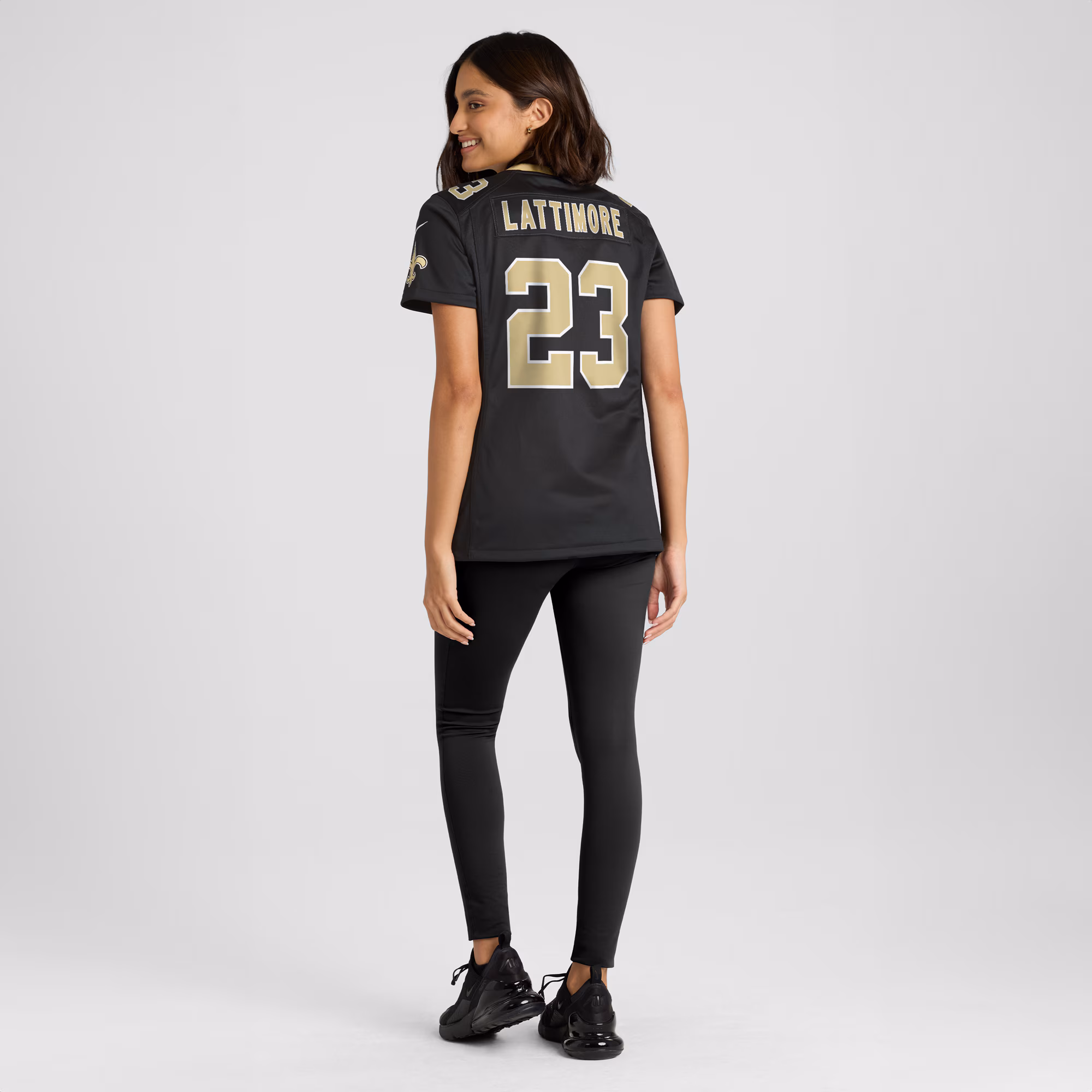 Marshon Lattimore New Orleans Saints Women's Team Game Jersey -  Black