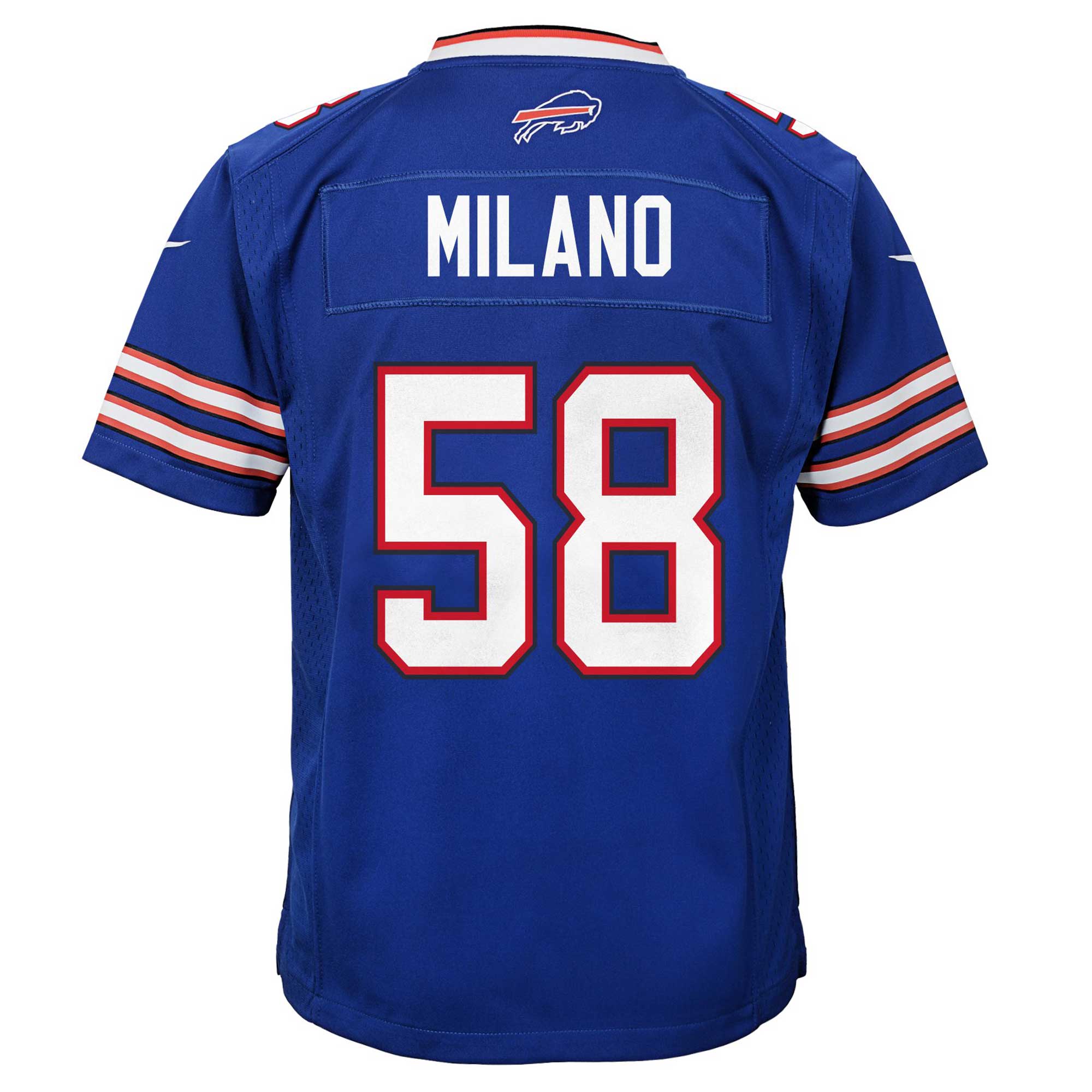 Matt Milano Buffalo Bills Youth Team Player Game Jersey - Royal