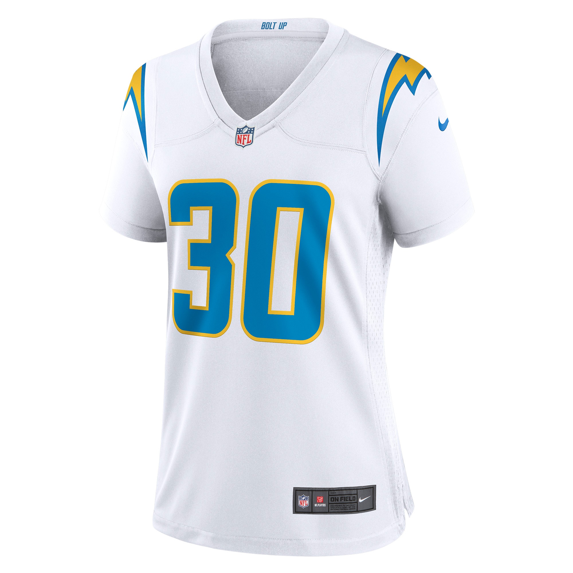 Austin Ekeler Los Angeles Chargers  Women's Game Jersey - White