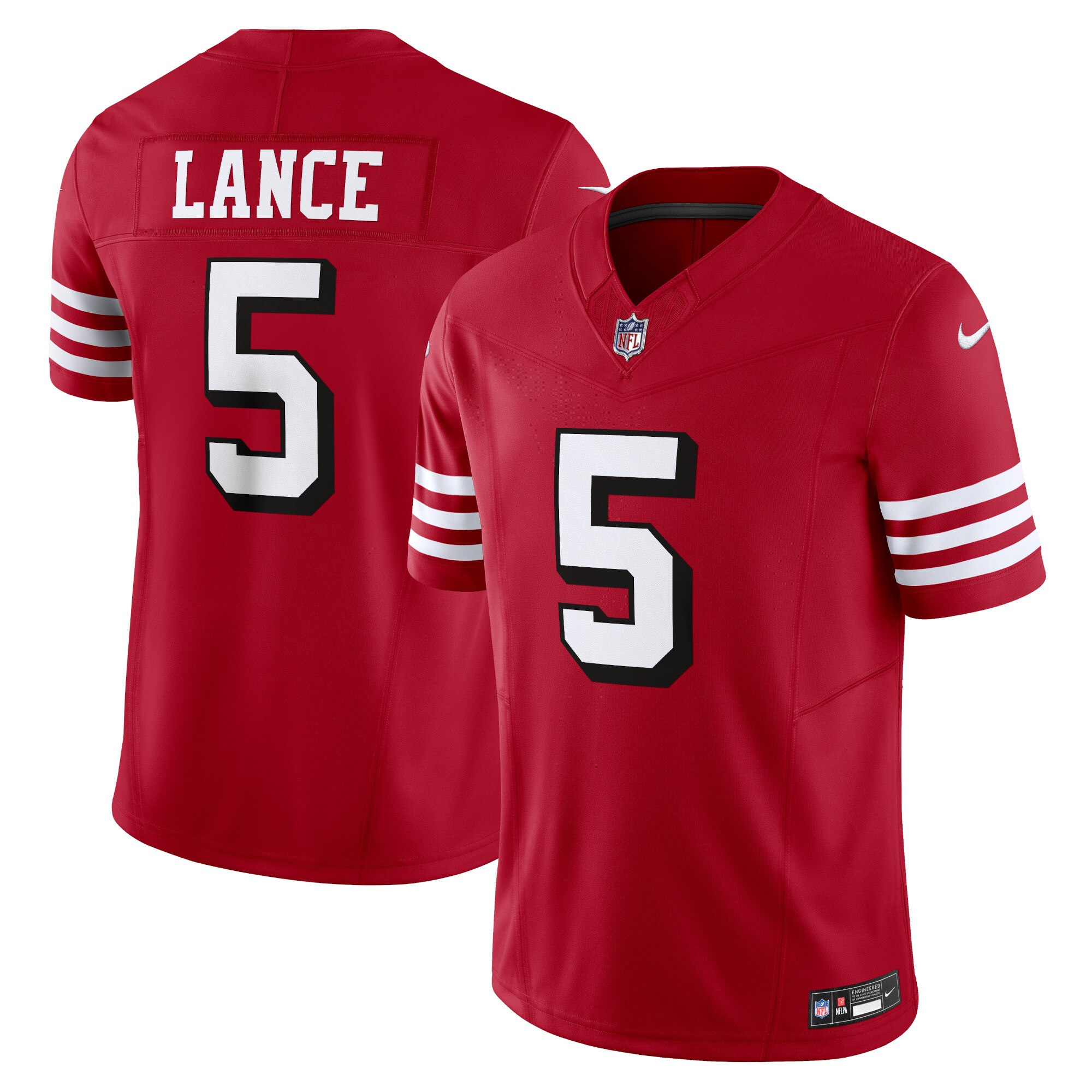Trey Lance San Francisco 49ers  Vapor F.U.S.E. Limited Jersey - Scarlet