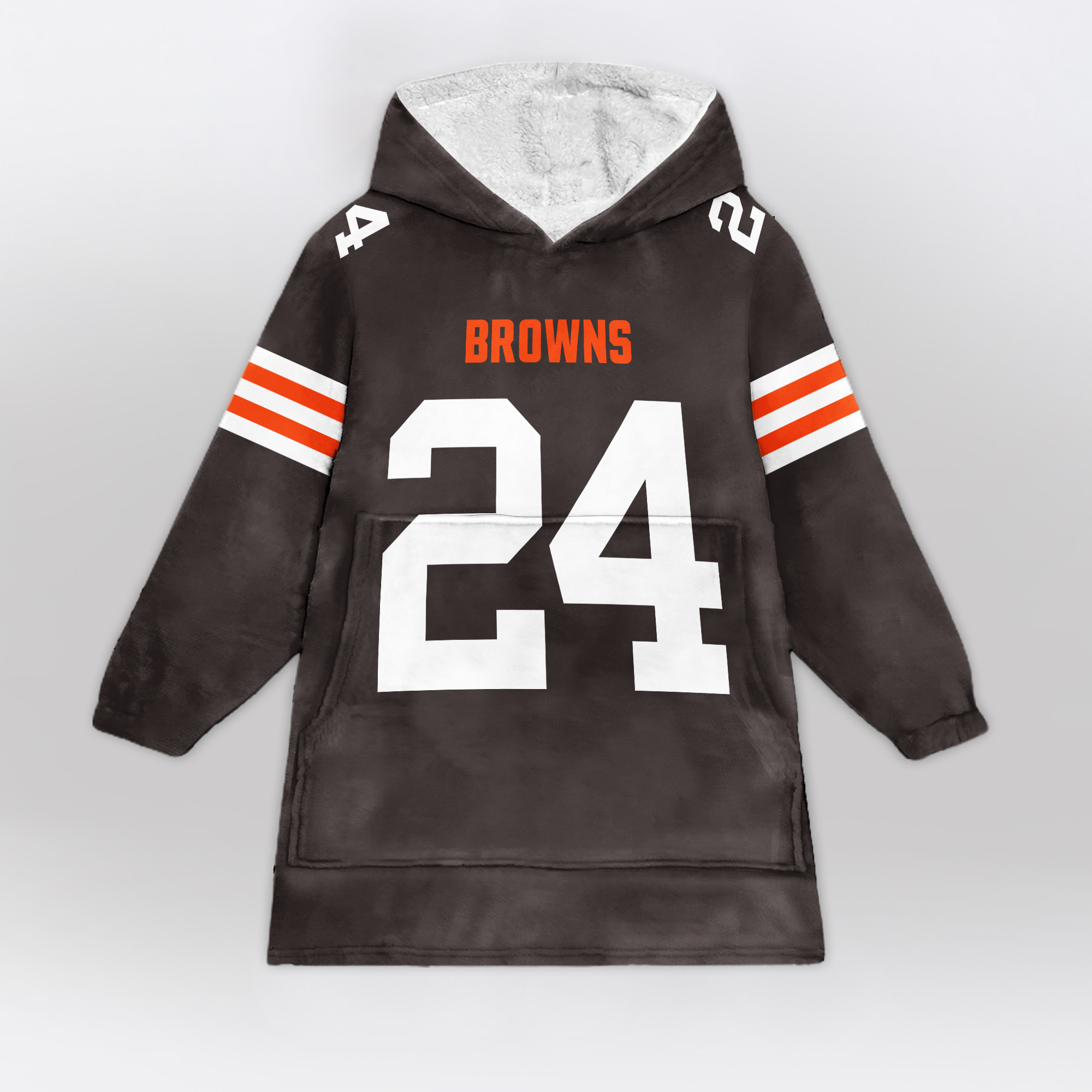 Kid 24 Cleveland Football Unisex Blanket Hoodie