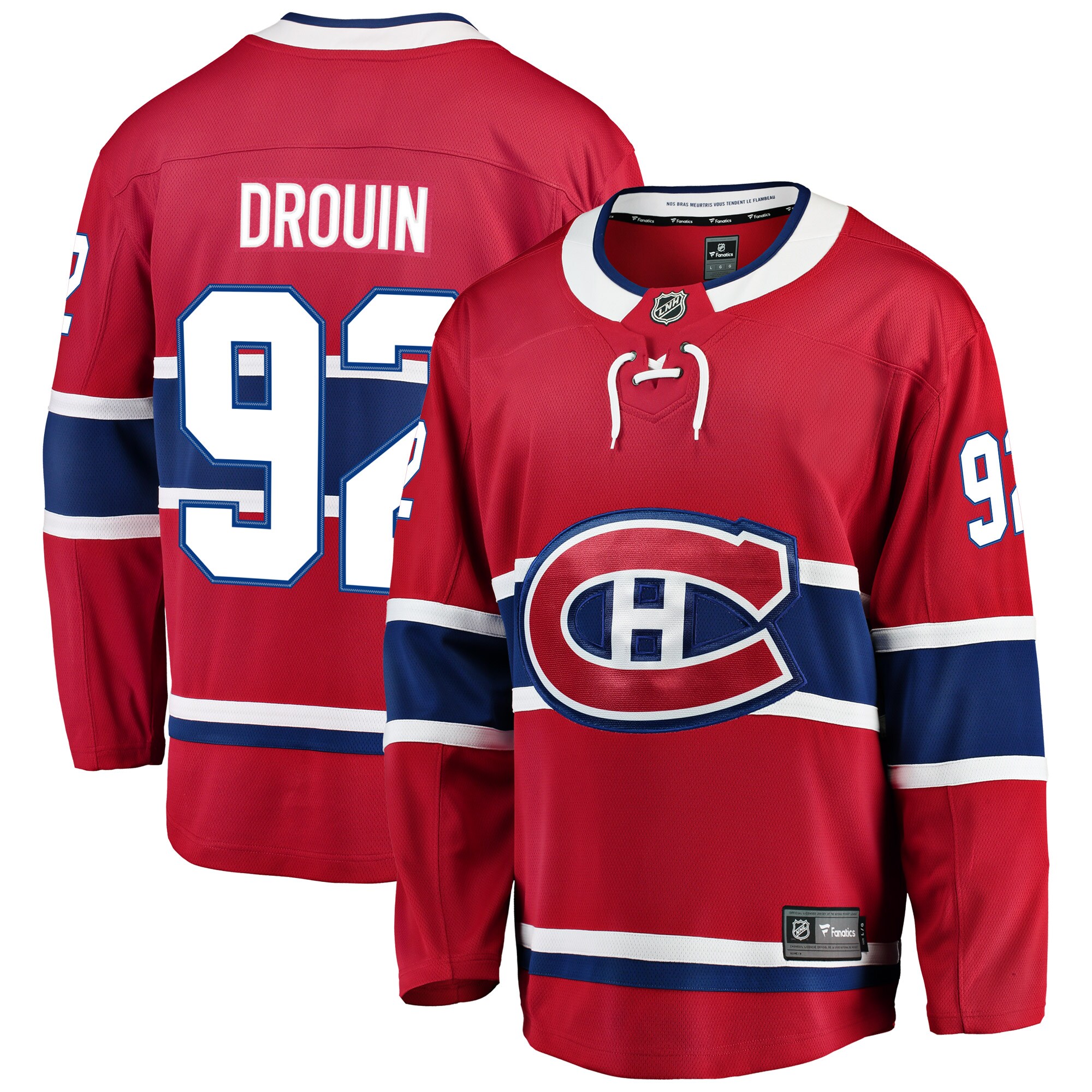 Jonathan Drouin Montreal Canadiens Breakaway Player Jersey - Red