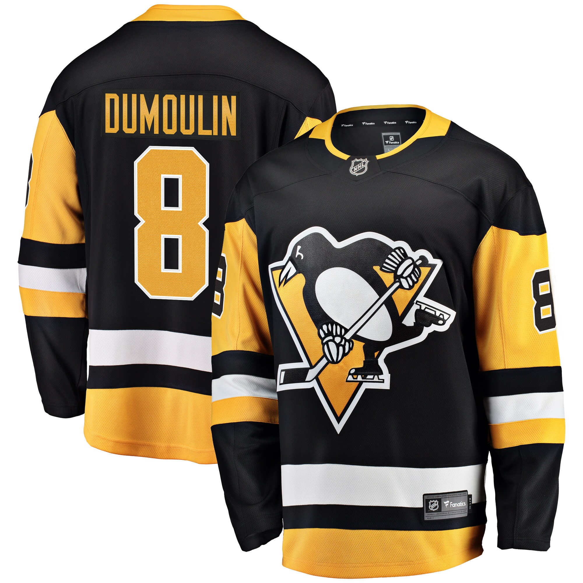 Brian Dumoulin Pittsburgh Penguins Home Breakaway Player Jersey - Black