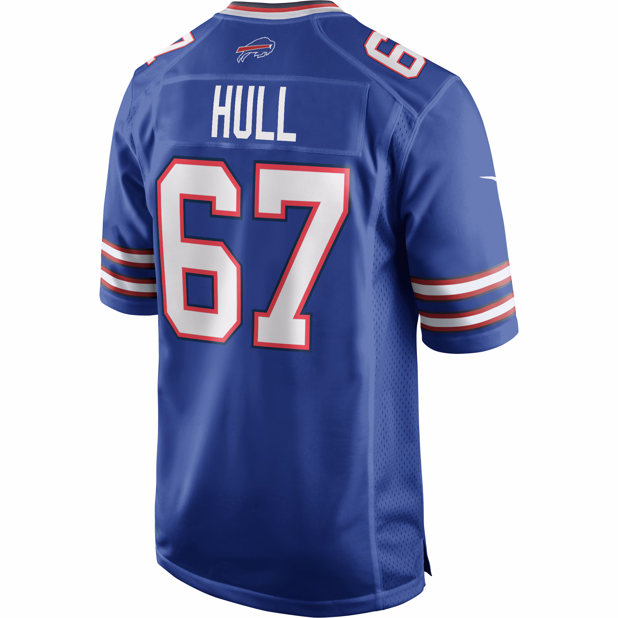 Kent Hull Buffalo Bills Game Retired Player Jersey - Royal