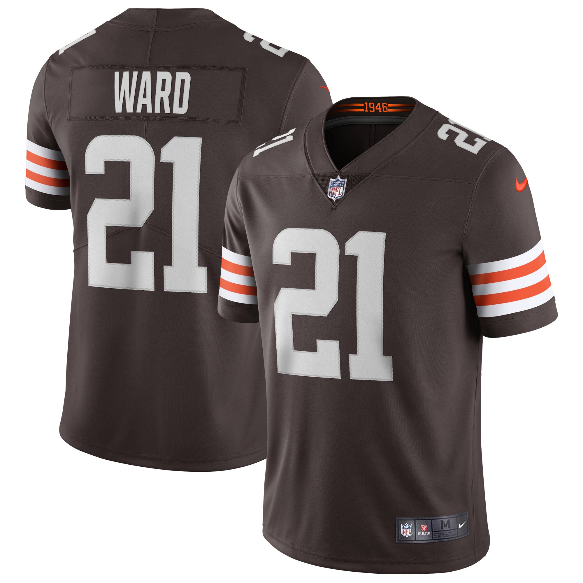 Denzel Ward Cleveland Browns Vapor Limited Jersey - Brown