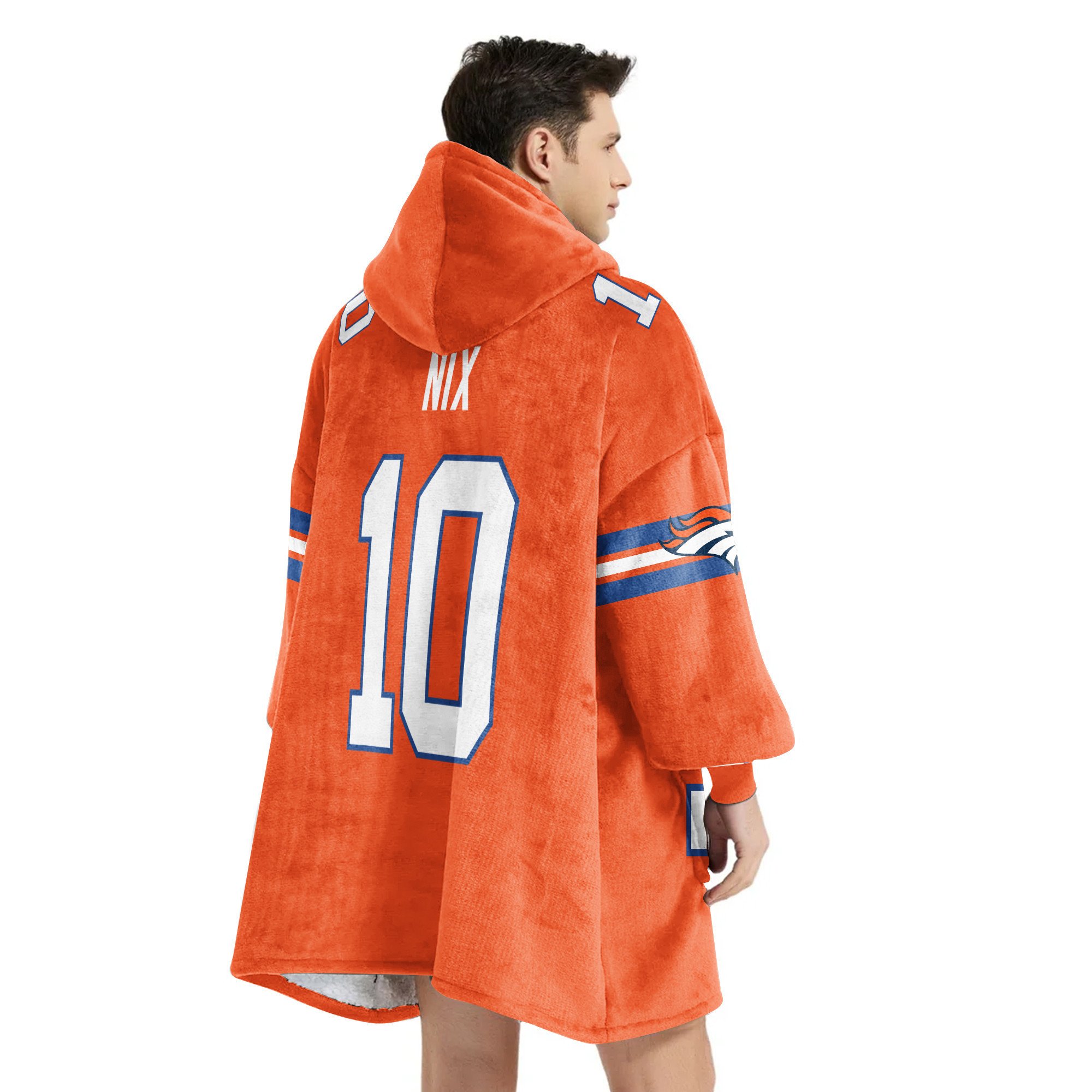Adult Captain B.N 10 Denver Football Unisex Blanket Hoodie