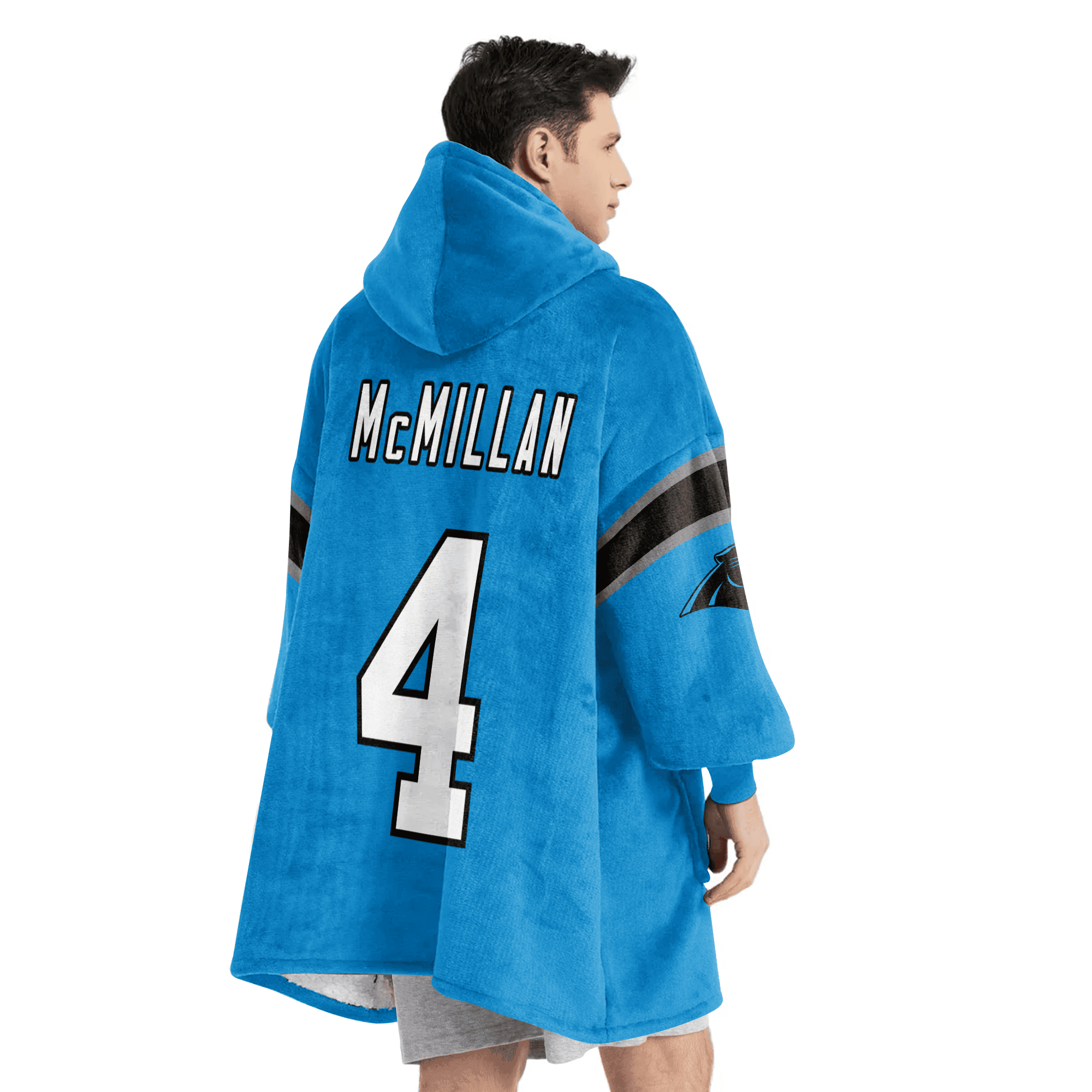 Adult 4 Carolina Football Unisex Blanket Hoodie
