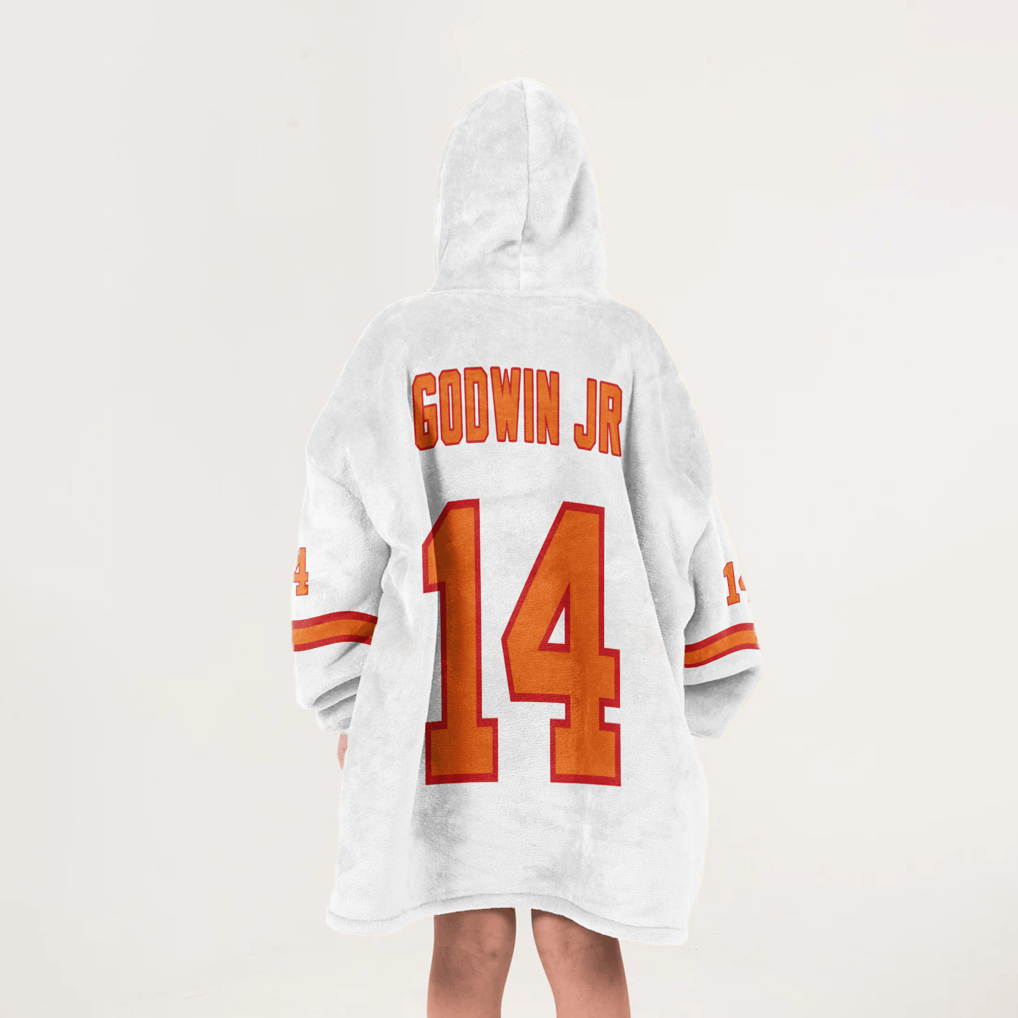 Kid 14 Tampa Bay Football 50th Season Game Unisex Blanket Hoodie