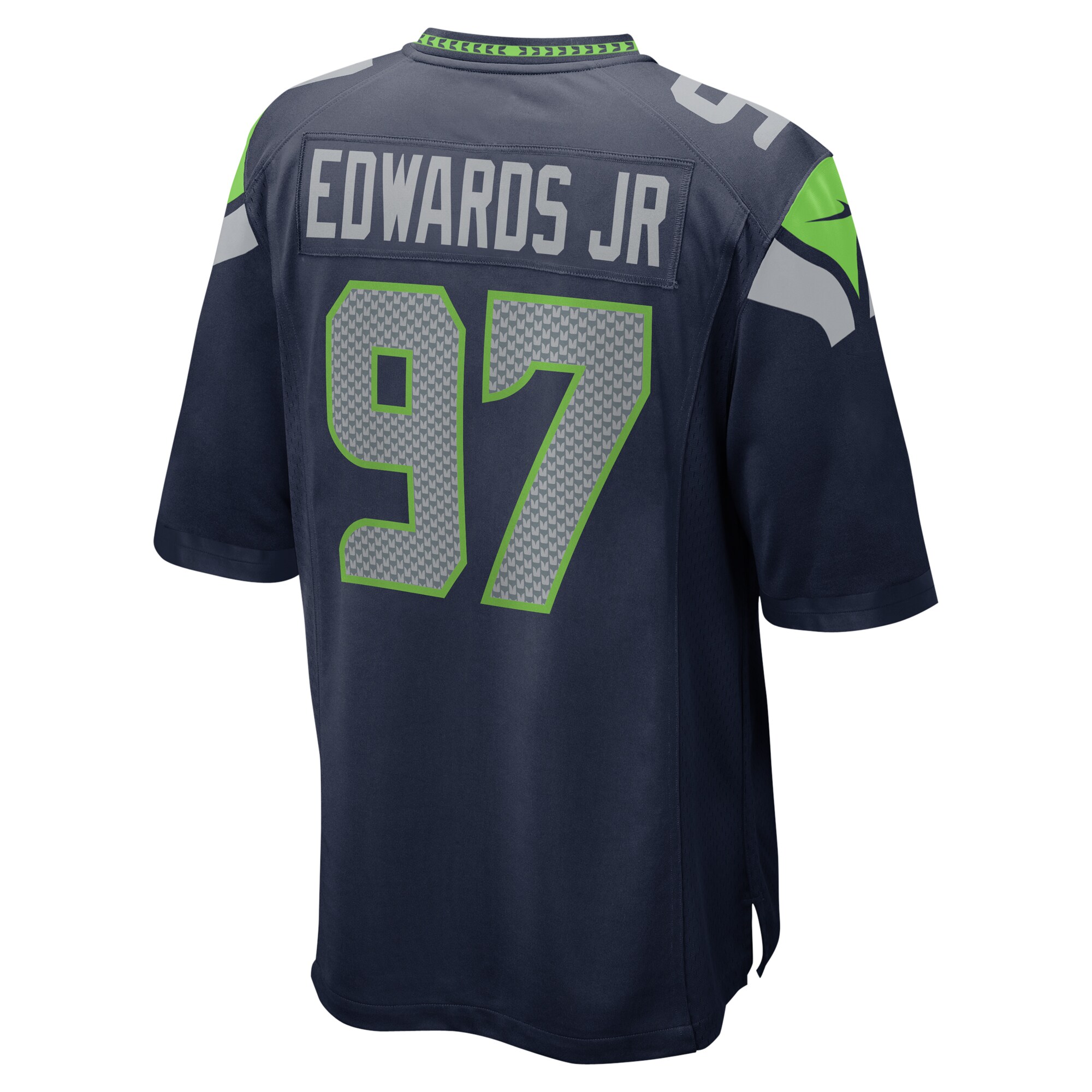 Mario Edwards Jr. Seattle Seahawks  Game Jersey - College Navy