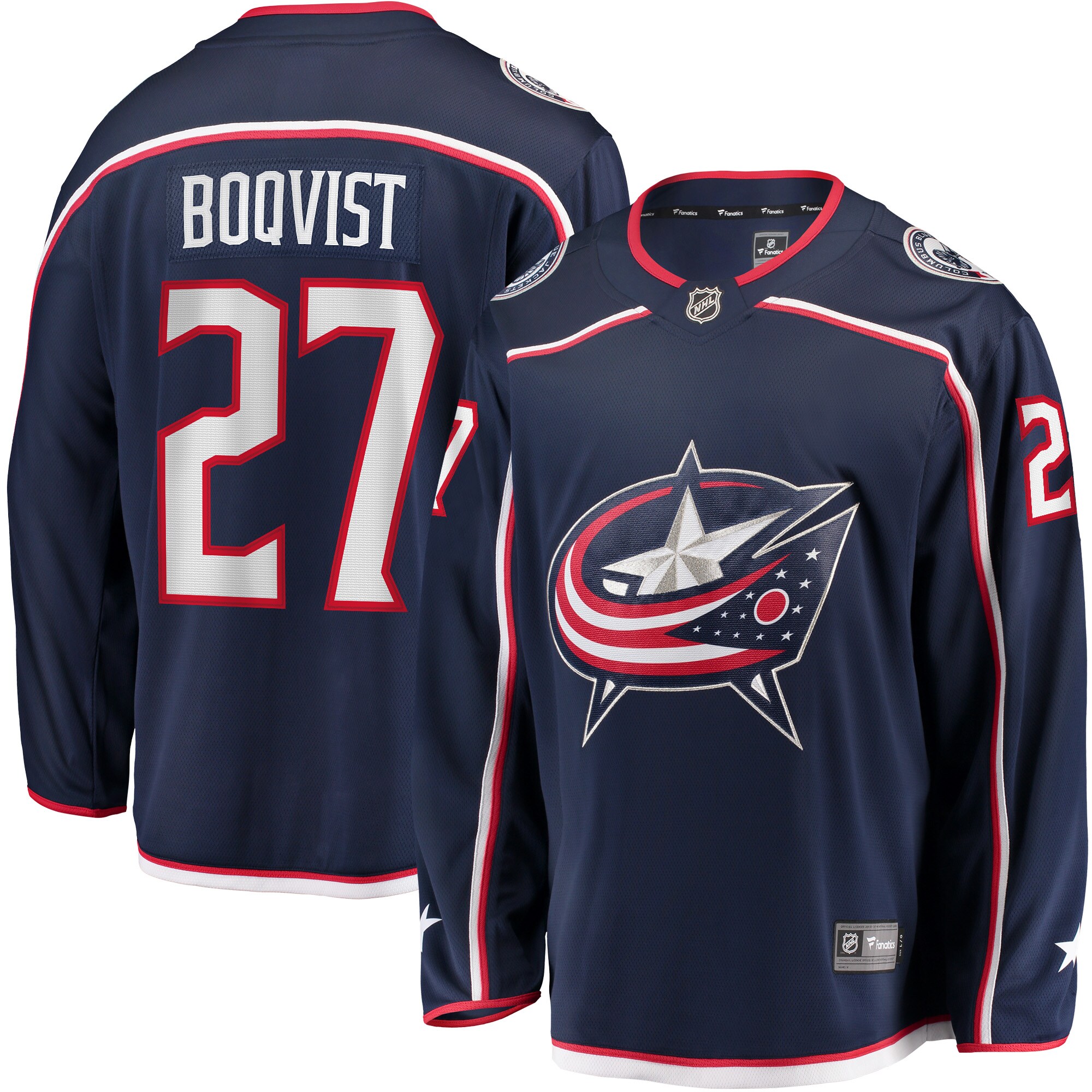 Adam Boqvist Columbus Blue Jackets Home Breakaway Player Jersey - Navy