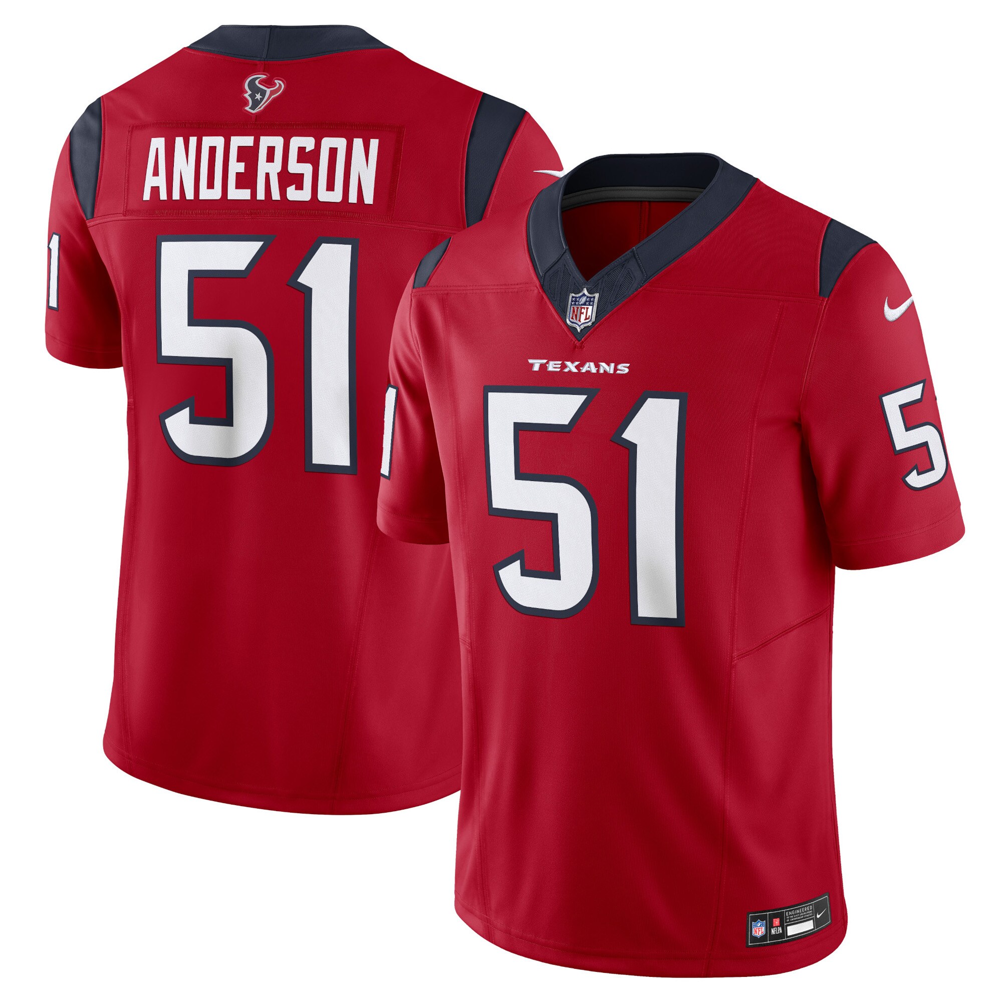 Will Anderson Jr. Houston Texans  Vapor F.U.S.E. Limited Jersey - Red