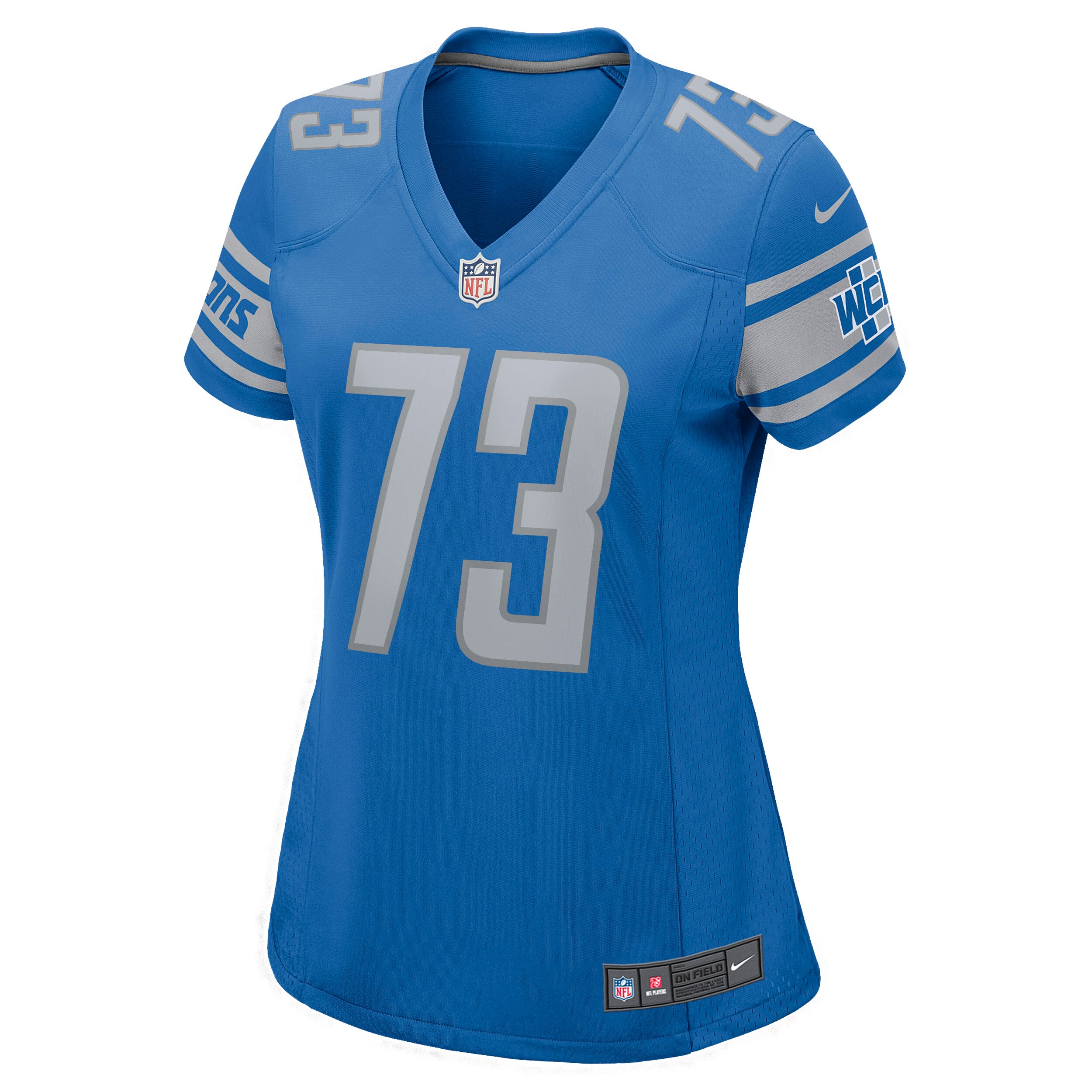 Jonah Jackson Detroit Lions  Women's Game Jersey - Blue